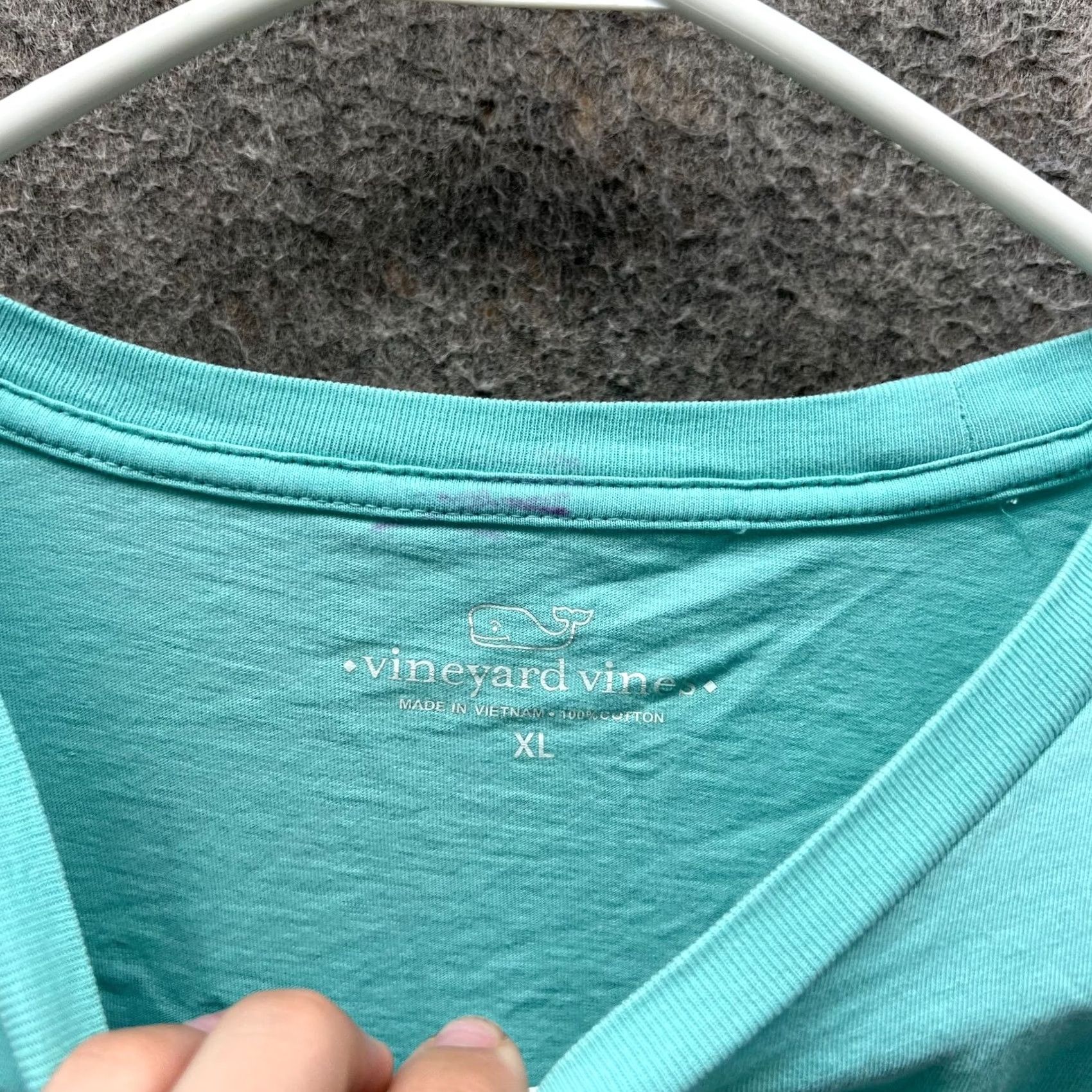 Vineyard Vines Vineyard Vines Shirt Men XL Blue Tee Crewneck Whale Sail Boat Pocket T-Shirt Short Sleeve Solid Cotton Logo All Seasons 2020-2029 Mens Size US XL / EU 56 / 4 - 4 Thumbnail