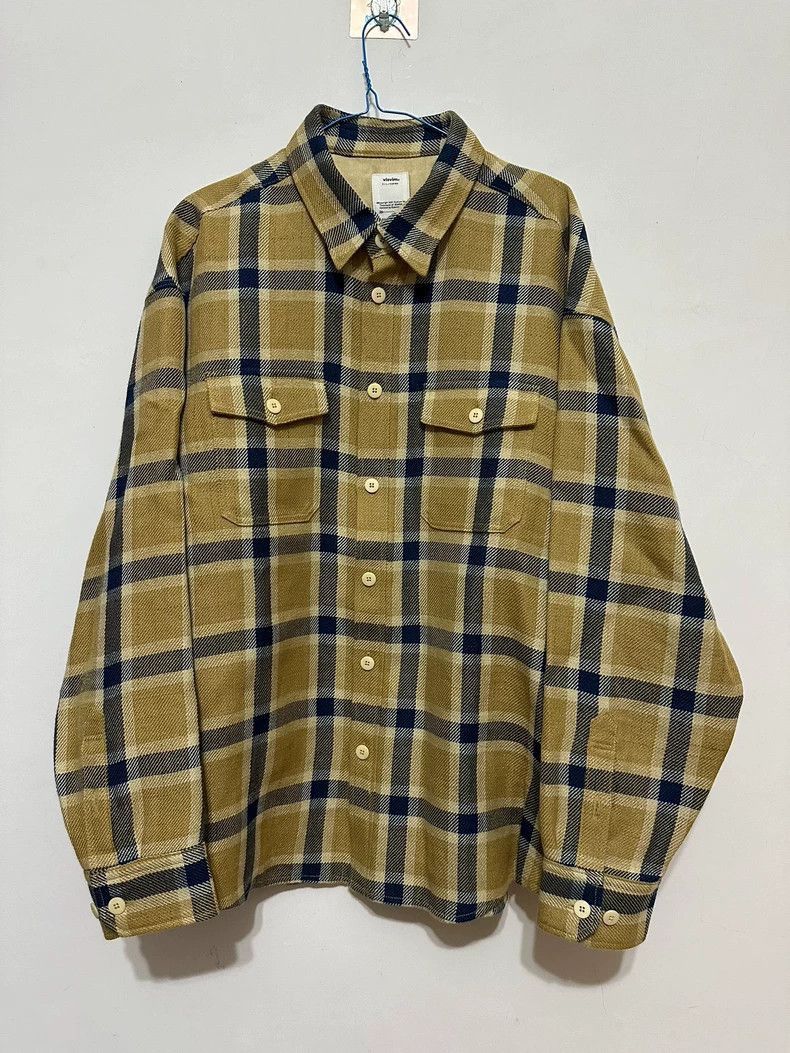 Visvim Visvim I.C.T Lumber L/S Crash Green Indian Khadi L/S Shirt