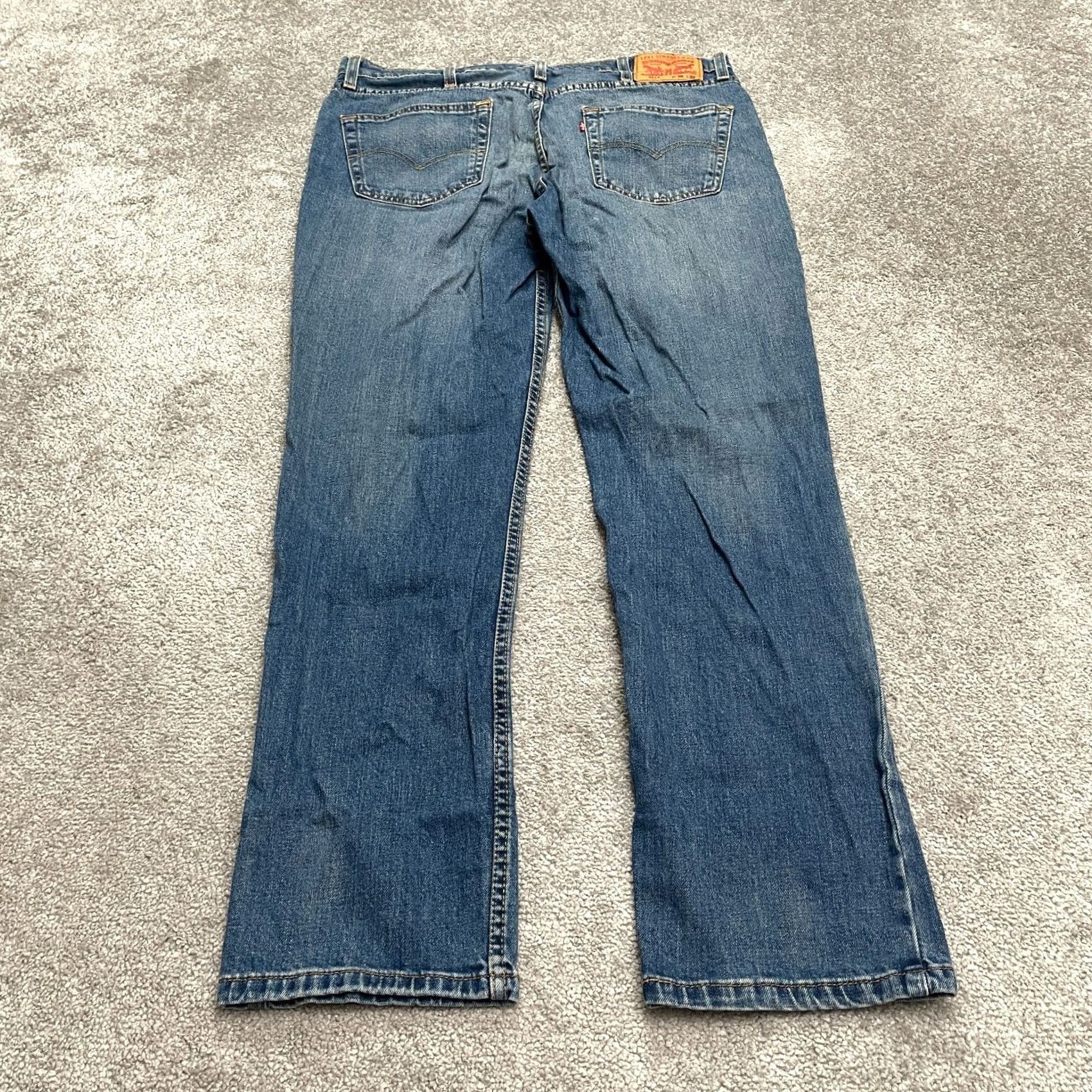 Levi's Levi's 511 Slim Fit Denim Jeans Mens 38x32 Blue Medium Wash Straight Leg 5-Pocket Design Cotton JeansMens Size US 38 / EU 54 - 2 Thumbnail