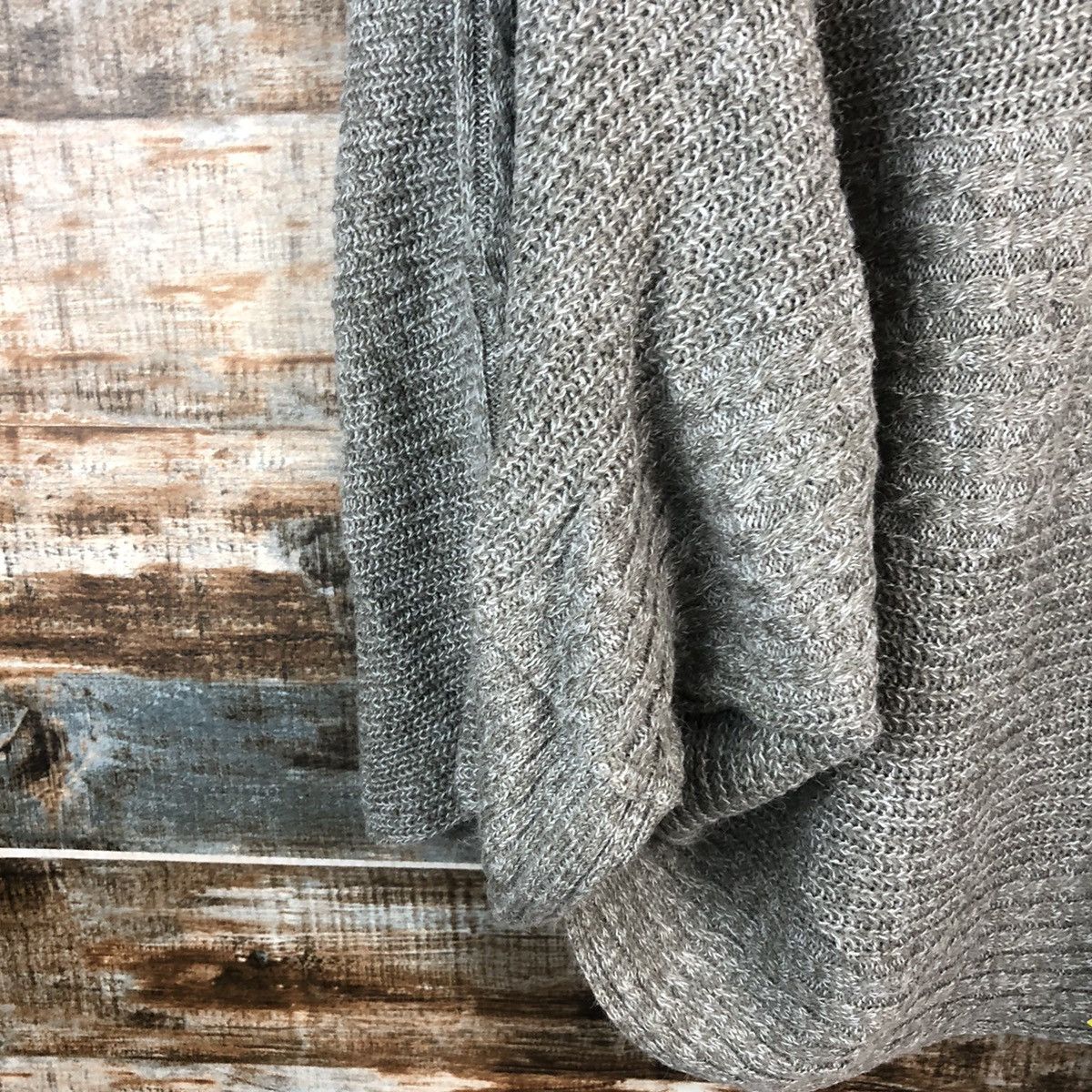 Homespun Knitwear × Japanese Brand DL Berta Linda Gray cardigan Knitwear #C530 Size M / US 6-8 / IT 42-44 - 11 Thumbnail