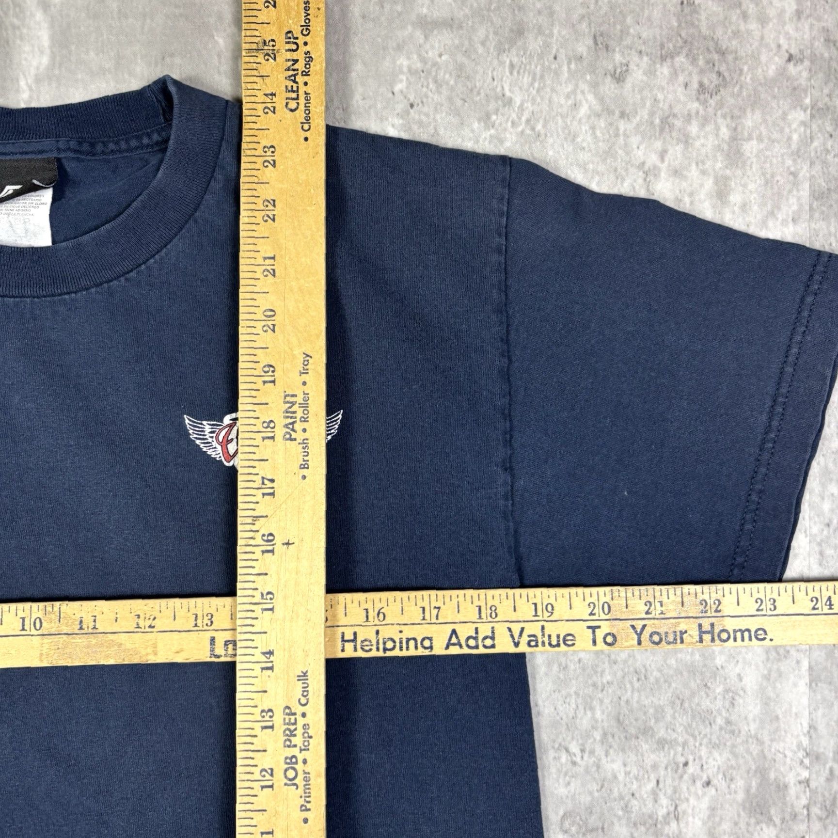 Vans VINTAGE Vans T Shirt Mens S Blue Graphic Print 90s Grunge Skateboarding Promo Short Sleeve Crew Neck Double-Sided Size US S / EU 44-46 / 1 - 7 Thumbnail