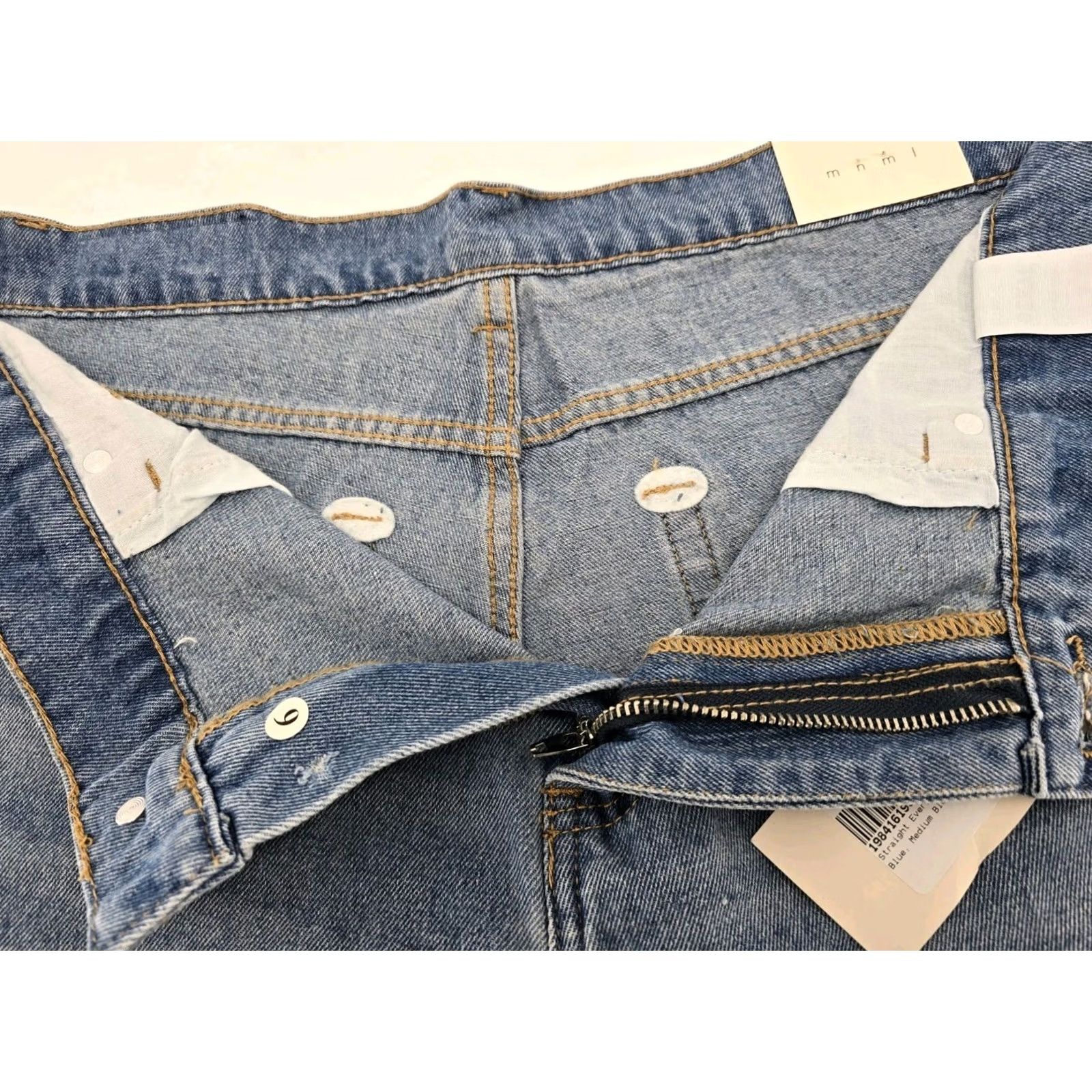 MNML mnml Jeans - Denim - Medium Blue - 36x30 - Regular Straight - NWT Men's Everyday Denim Jeans Size US 36 / EU 52 - 5 Thumbnail