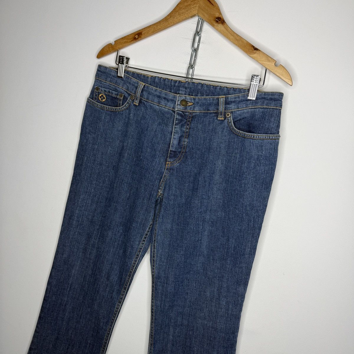 Louis Vuitton Vintage Louis Vuitton Flared Jeans Size 28" / US 6 / IT 42 - 3 Thumbnail