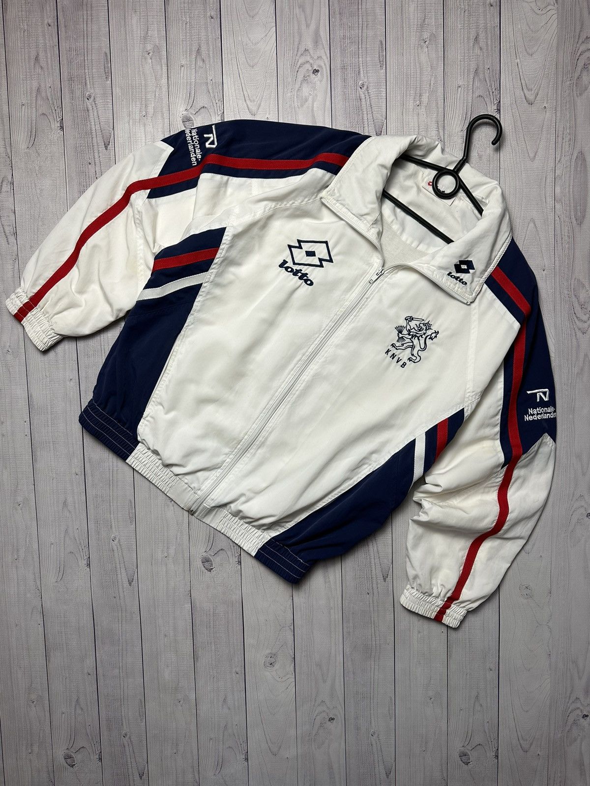 Lotto Sport Vintage Lotto Nederland soccer track jacket Holland rare M Size US M / EU 48-50 / 2 - 1 Thumbnail