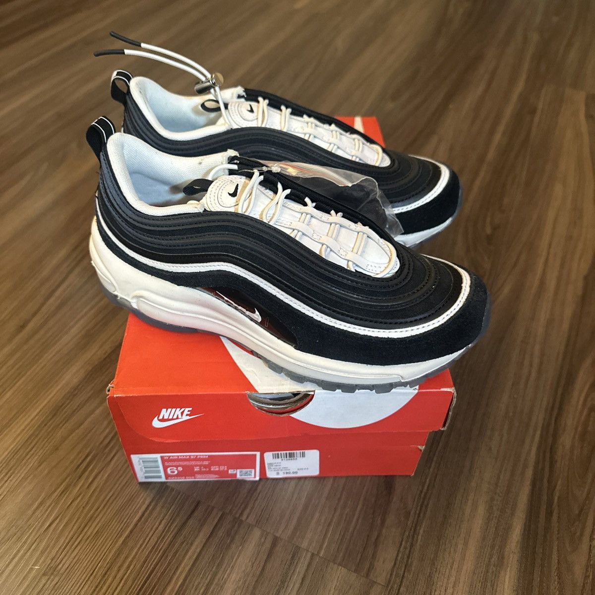 Nike Nike Air Max 97 Premium “Hangul Day” W Size 6.5 Black/white Size US 6.5 / IT 36.5 - 1 Thumbnail