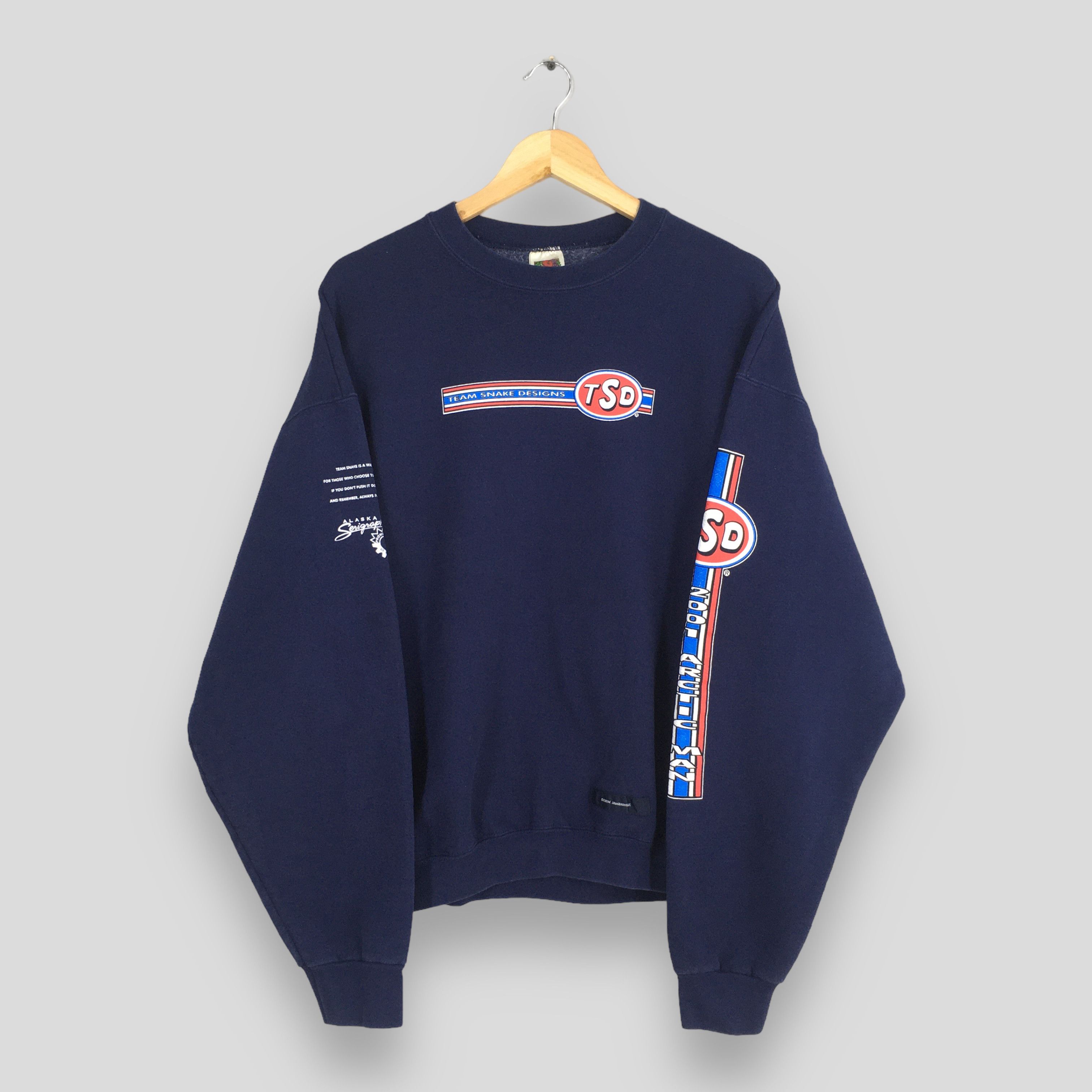 Vintage Vintage Team Snake Design TSD Snowmobile Sweatshirt XLarge Size US XL / EU 56 / 4 - 1 Thumbnail