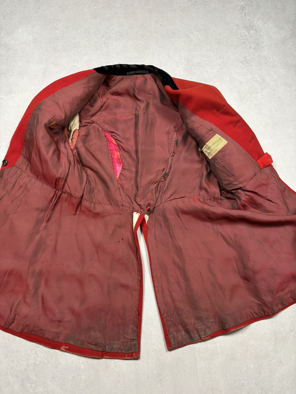 Vintage 50s Red Fox Hunting Riding Coat Equestrian Tailcoat PKZ 1995 Size US M / EU 48-50 / 2 - 9 Thumbnail