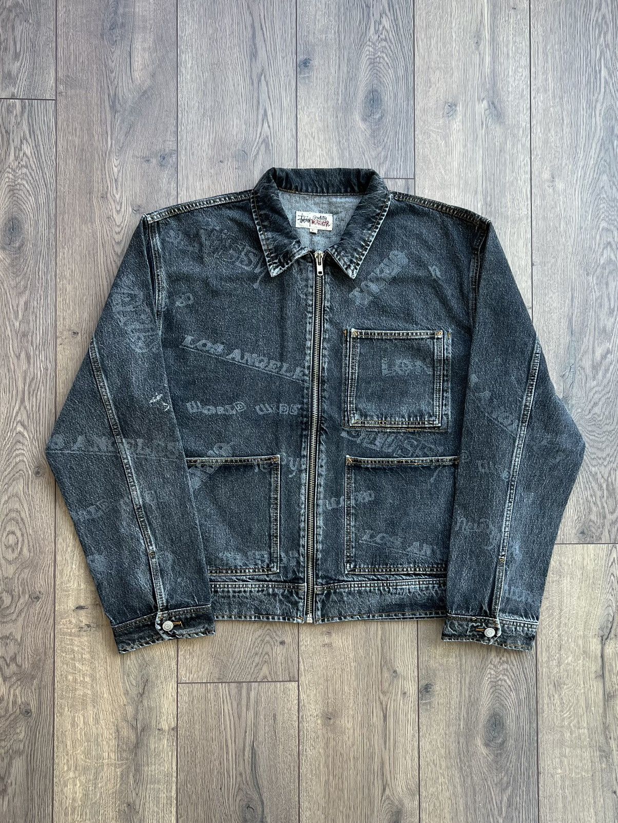 Stussy Stussy Contrast Stitched Work Jacket | Grailed