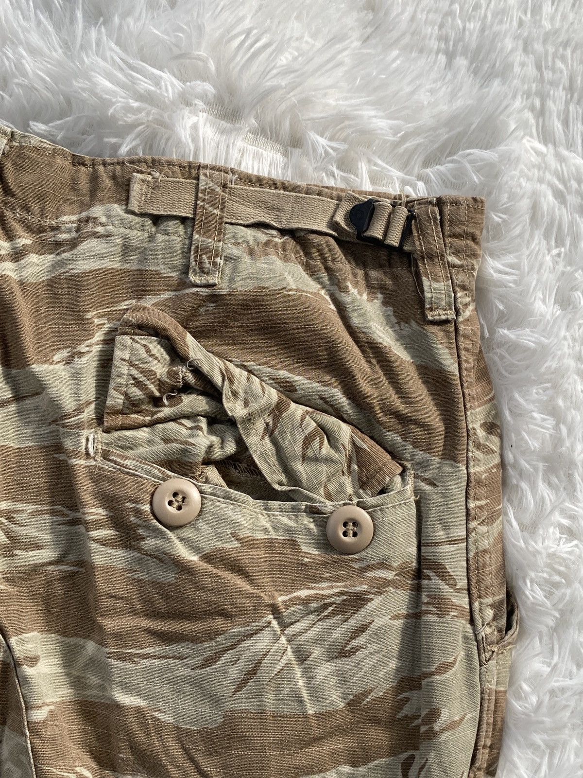 Vintage Vintage Army Tiger Stripe Camouflage Cargo Pant Size US 34 / EU 50 - 15 Thumbnail