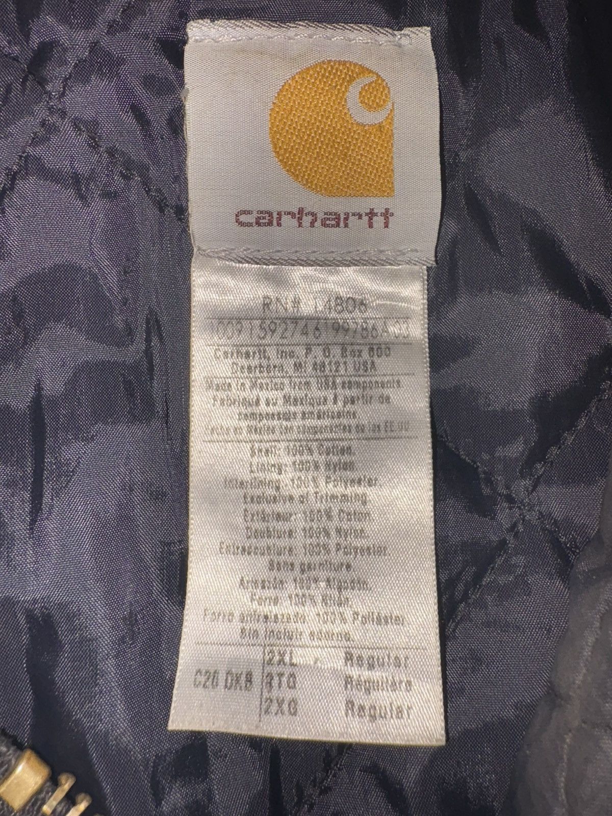 Carhartt Distressed Carhartt Detroit jacket Size US XXL / EU 58 / 5 - 4 Thumbnail