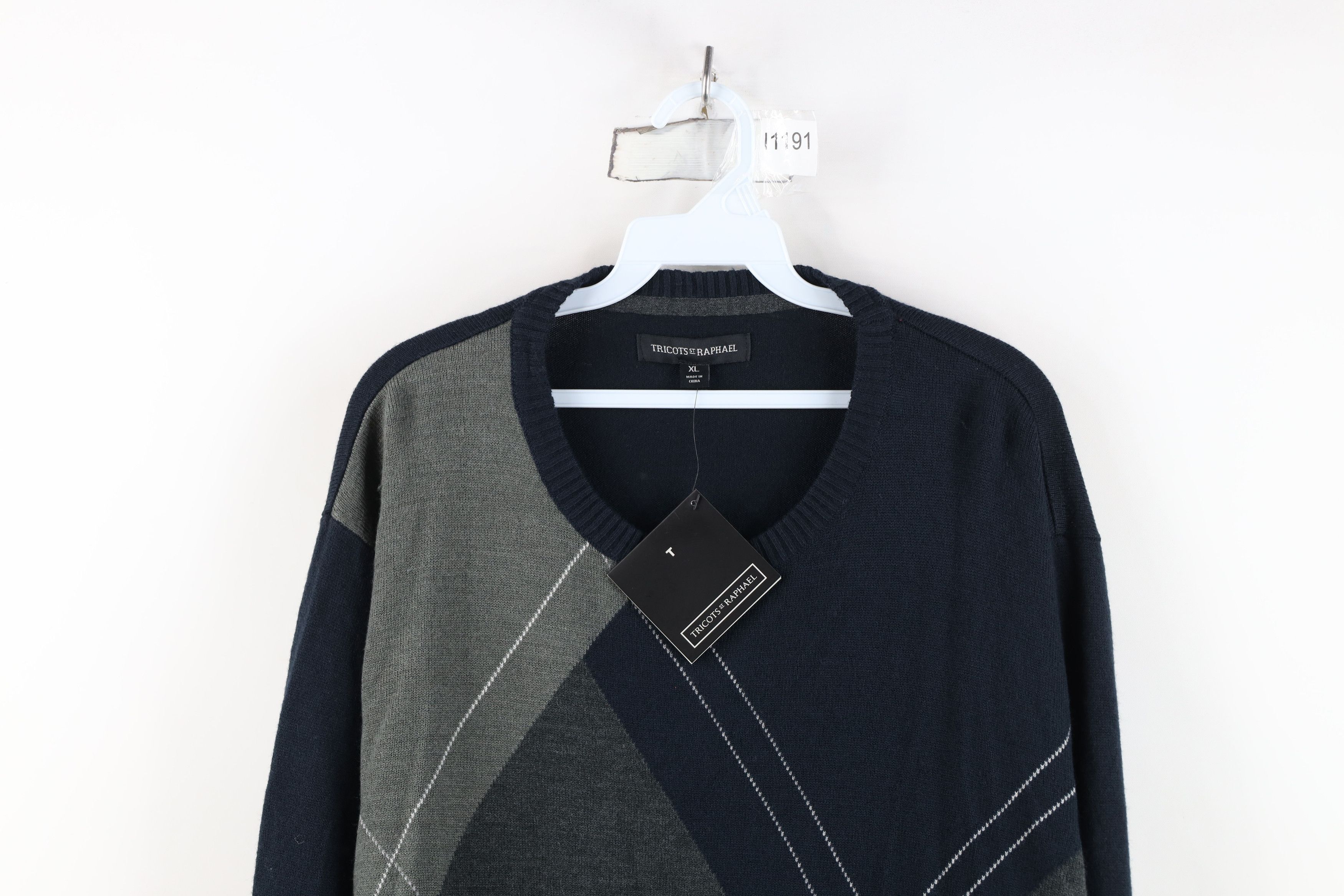 Vintage Deadstock Vintage Y2K Streetwear Knit Crewneck Sweater Size US XL / EU 56 / 4 - 2 Thumbnail