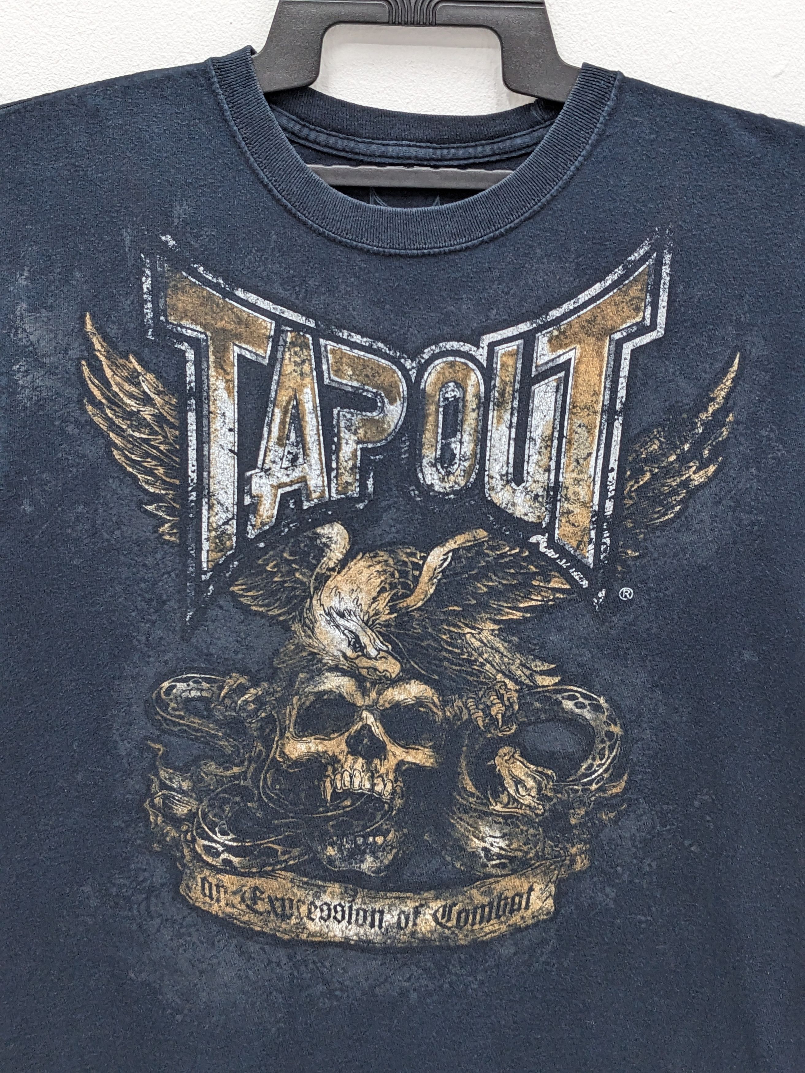 Tapout Tapout Skull Graphic Design Tshirt Size US XL / EU 56 / 4 - 3 Thumbnail