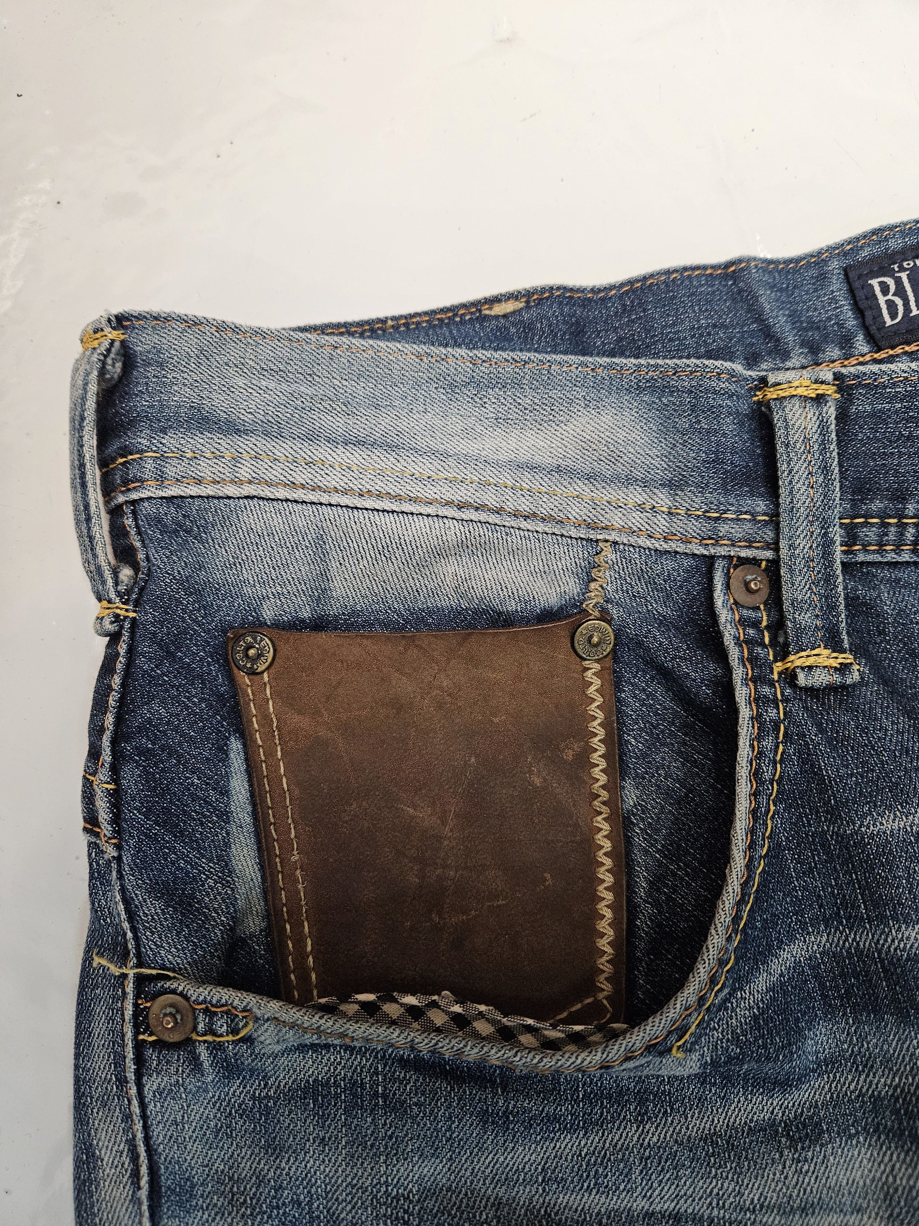 Edwin Edwin blue trip distressed washed bootcut denim Size US 34 / EU 50 - 10 Thumbnail