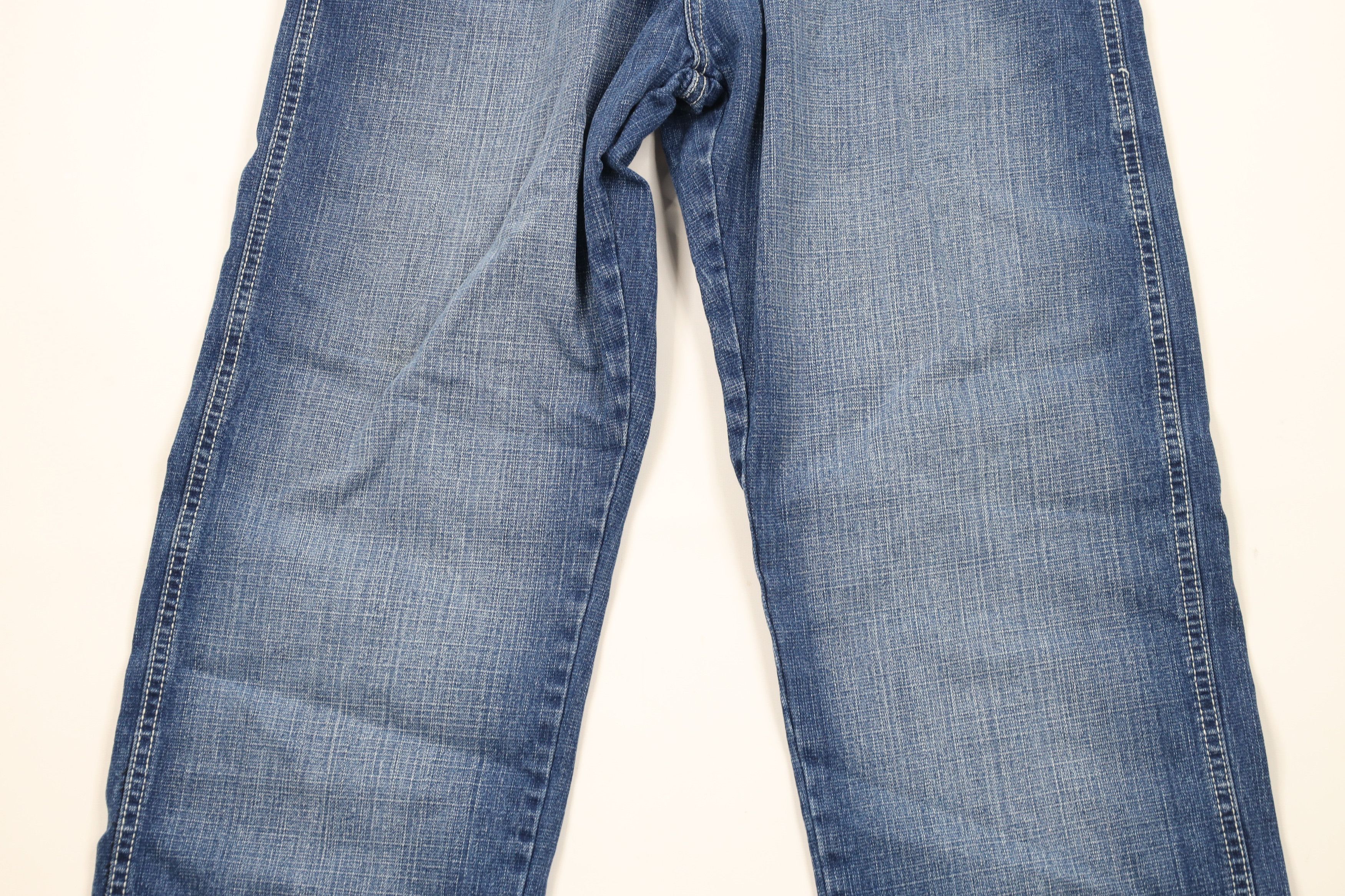 Southpole × Vintage Vintage 90s Y2K Southpole Baggy Wide Leg Denim Jeans Blue Size US 34 / EU 50 - 3 Thumbnail