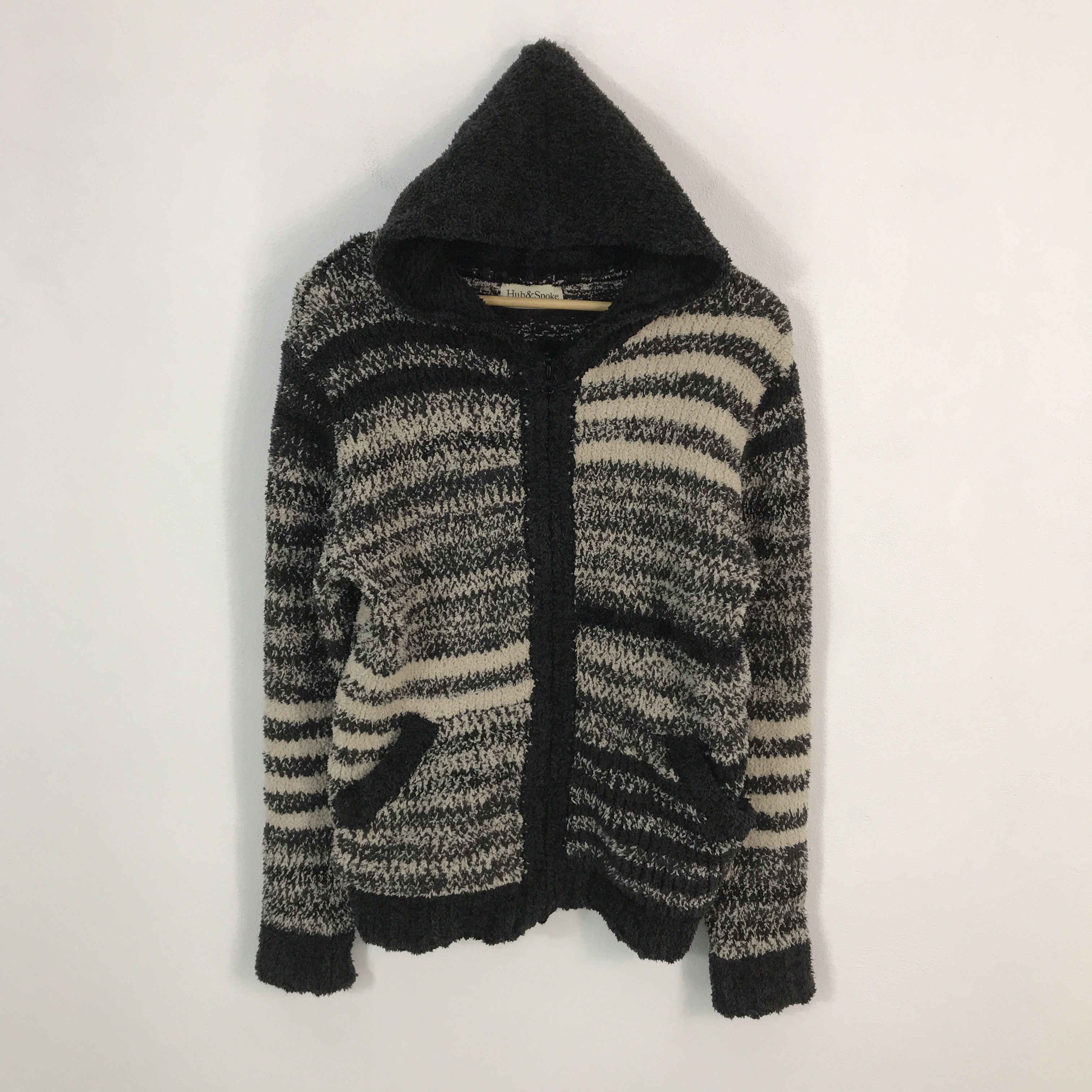 Japanese Brand japan knitwear hub spoke hoodie jacket Size US M / EU 48-50 / 2 - 1 Thumbnail