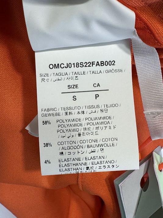 Off-White o1rshd1 Single Arrow Slim Trackpant in Orange Size US 30 / EU 46 - 10 Thumbnail