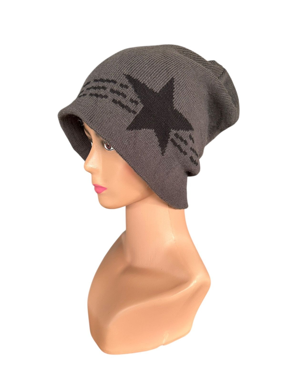 Japanese Brand × Kapital × Vintage Sunfaded Japanese Punk Bondage Style Beanie Hats Size ONE SIZE - 3 Thumbnail