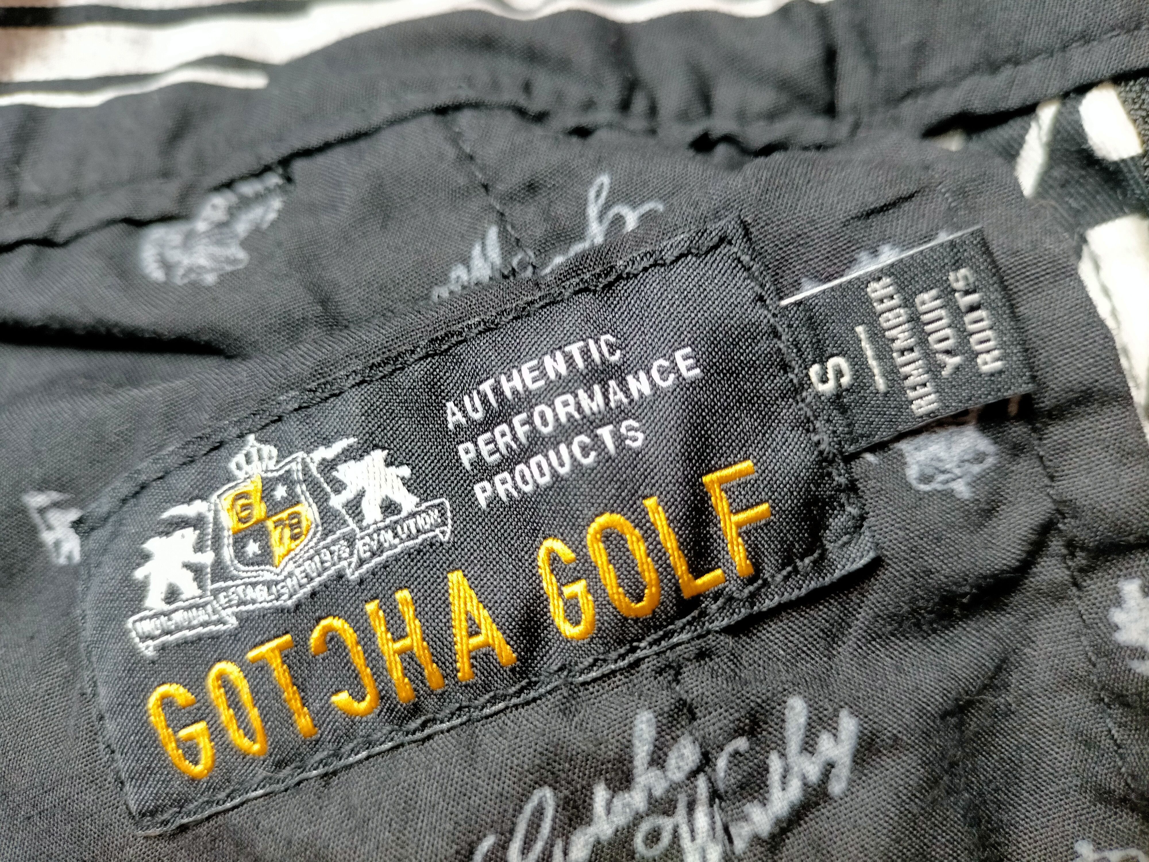 Gotcha ⚡Rare Gotcha Golf embroidered Logo Full Print Pants Size US 30 / EU 46 - 18 Thumbnail