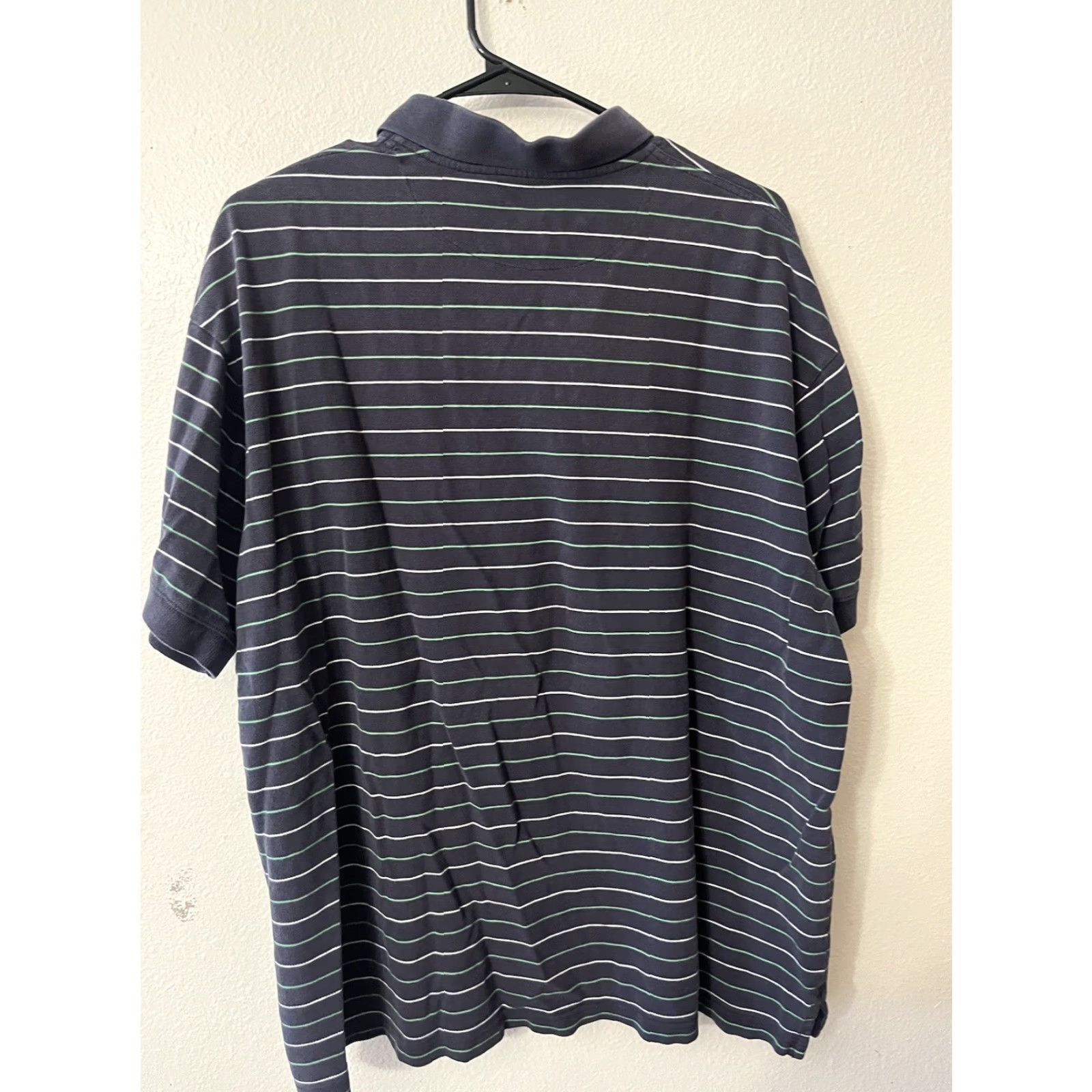 Gap VINTAGE GAP Polo Shirt Men XL Striped Blue 100% Cotton Athletic Regular Short Sleeve Collared Logo Modern Men's Clothing Size US XL / EU 56 / 4 - 3 Thumbnail