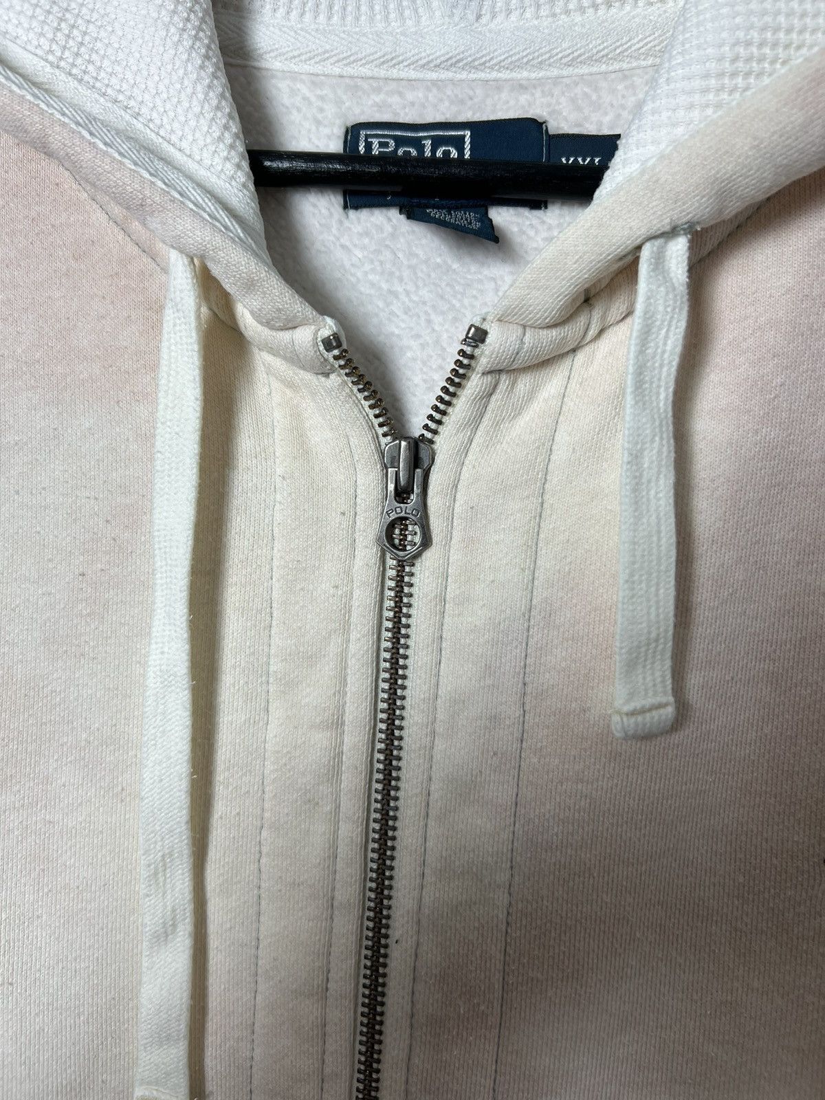 Handmade × Polo Ralph Lauren × Vintage Vintage Polo Ralph Lauren Custom Zip Up Hoodie Pony Logo Size US XXL / EU 58 / 5 - 10 Thumbnail