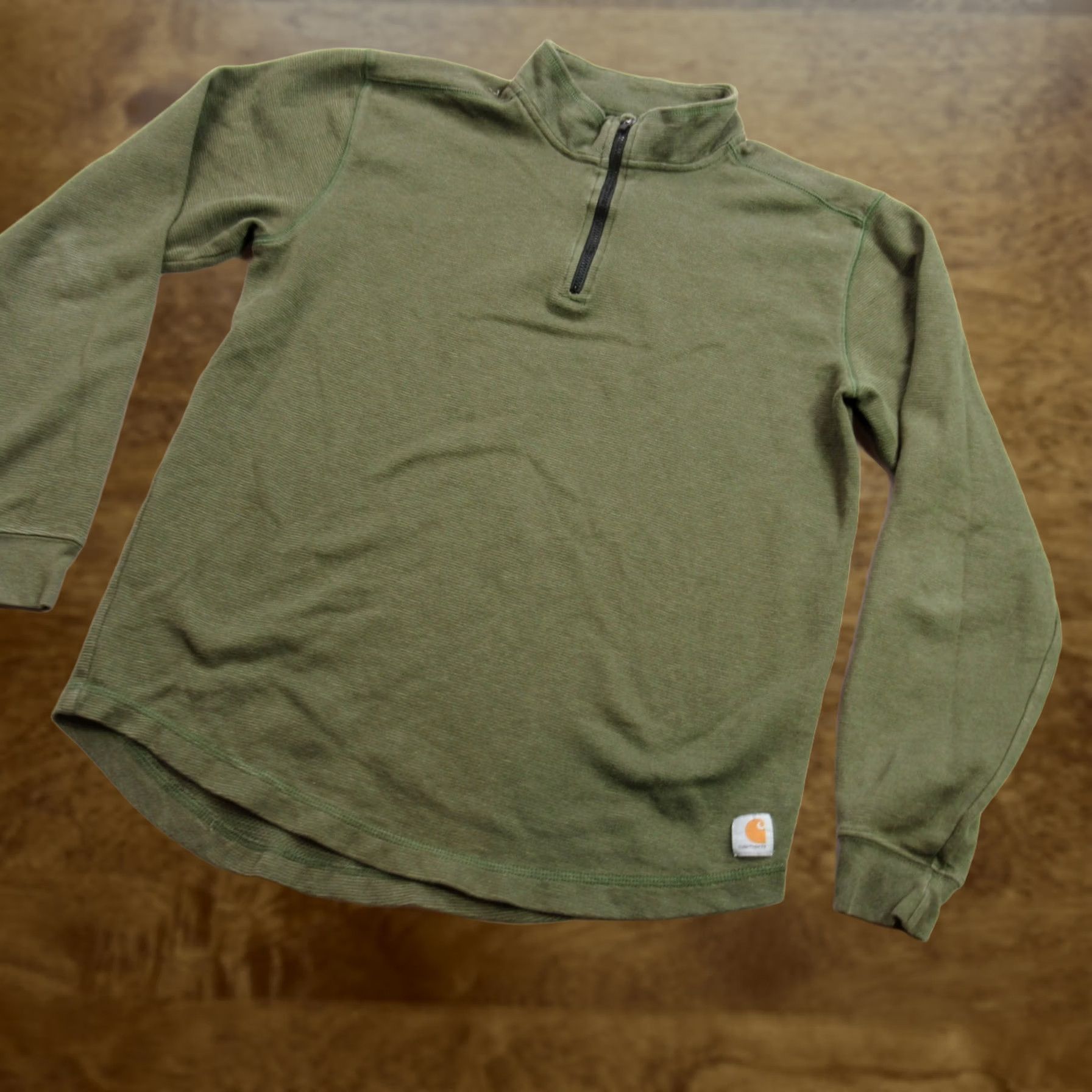 Carhartt Carhartt Sweater Medium Green 1/4 Zip Long Sleeve Relaxed Fit Golf Mens Size US M / EU 48-50 / 2 - 1 Thumbnail