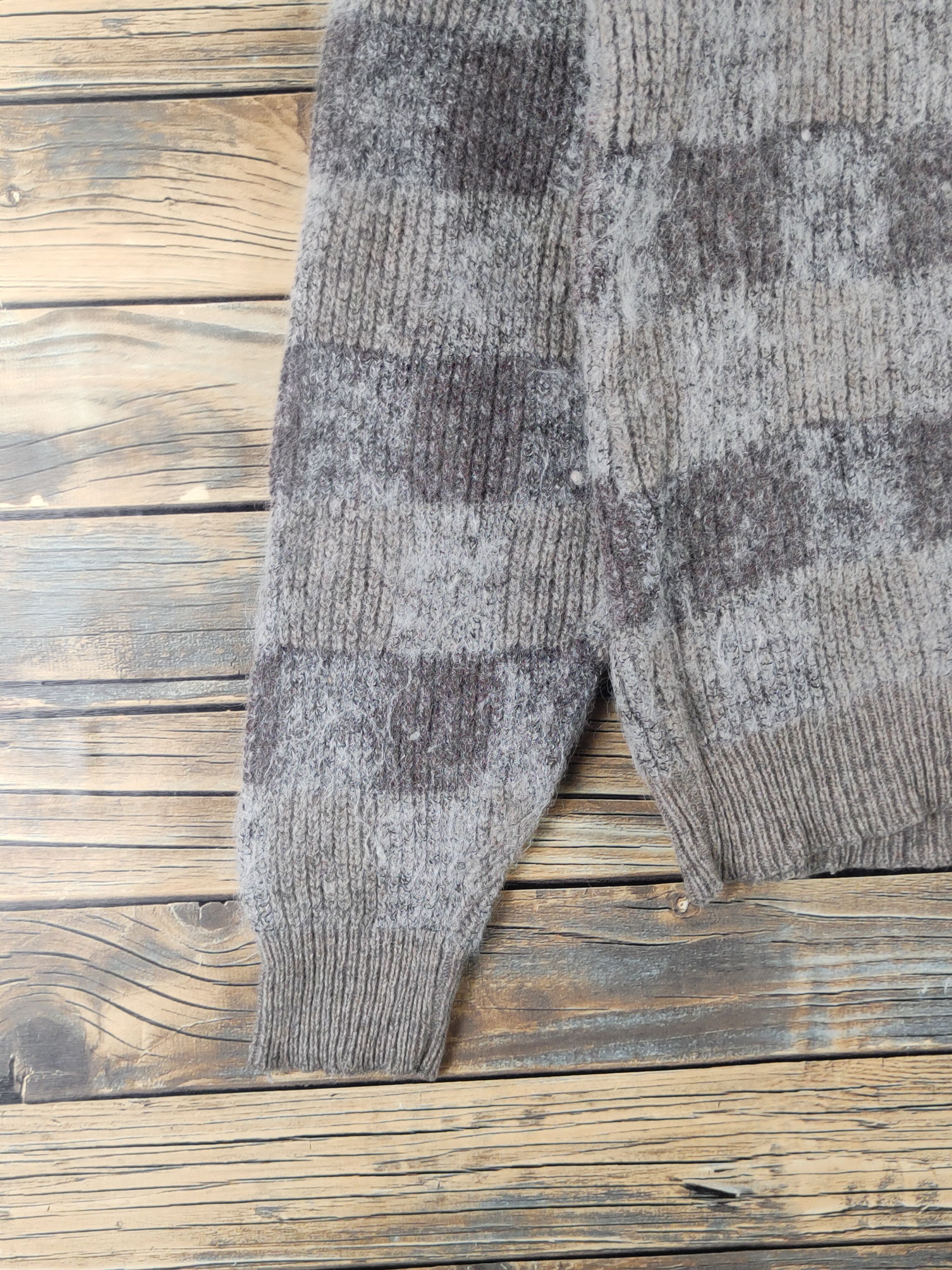 Vintage Male Voices vintage Brown Wool Knitwear Sweatshirts #W1775 Size US S / EU 44-46 / 1 - 4 Thumbnail