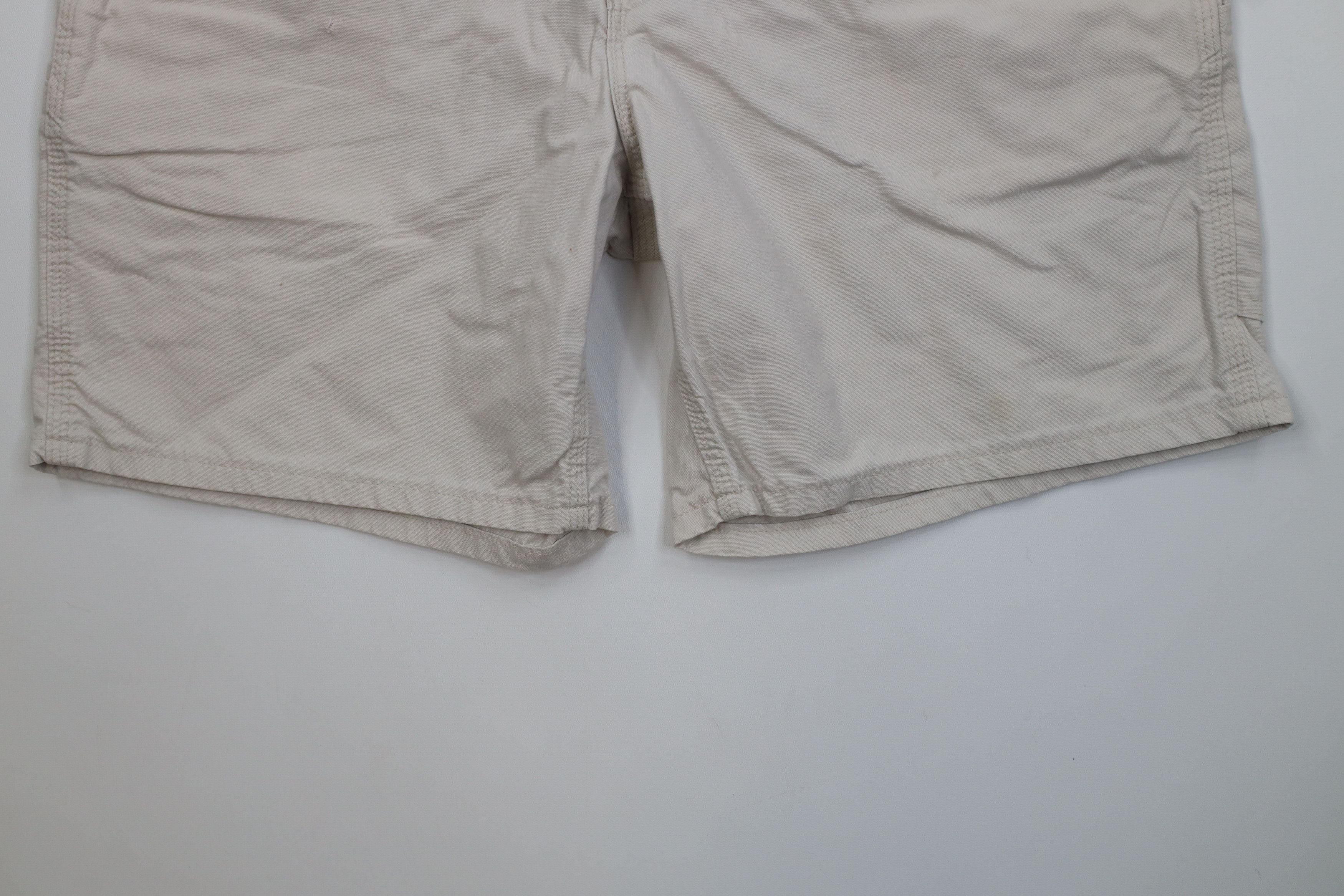 Carhartt Vintage Y2K Carhartt Above Knee Relaxed Fit Shorts Putty Size US 36 / EU 52 - 4 Thumbnail