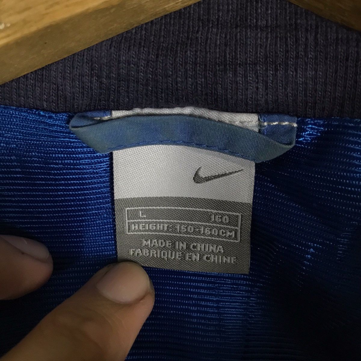 Nike Vintage Nike Two Tone Full Zipper Sweater Jacket Size US L / EU 52-54 / 3 - 8 Thumbnail