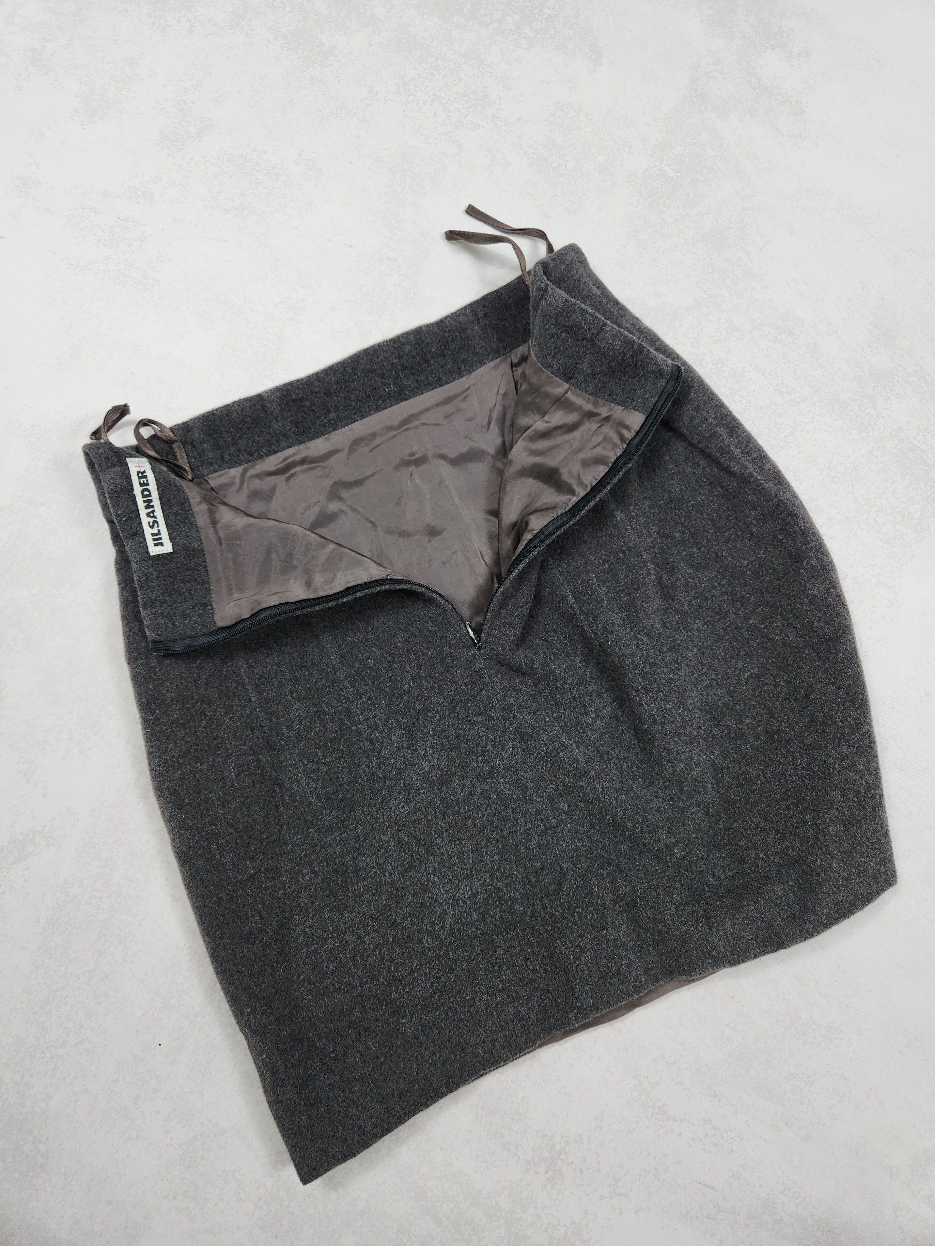 Jil Sander Vintage Jil Sander + wool Skirt Size 25" / US 0 / IT 36 - 4 Thumbnail