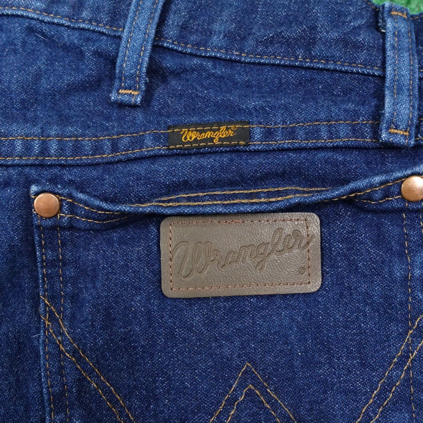 Wrangler Wrangler Jeans Men 40x30 Denim Straight Leg Western Cowboy Workwear Cotton Blue 2000s Size US 40 / EU 56 - 6 Thumbnail