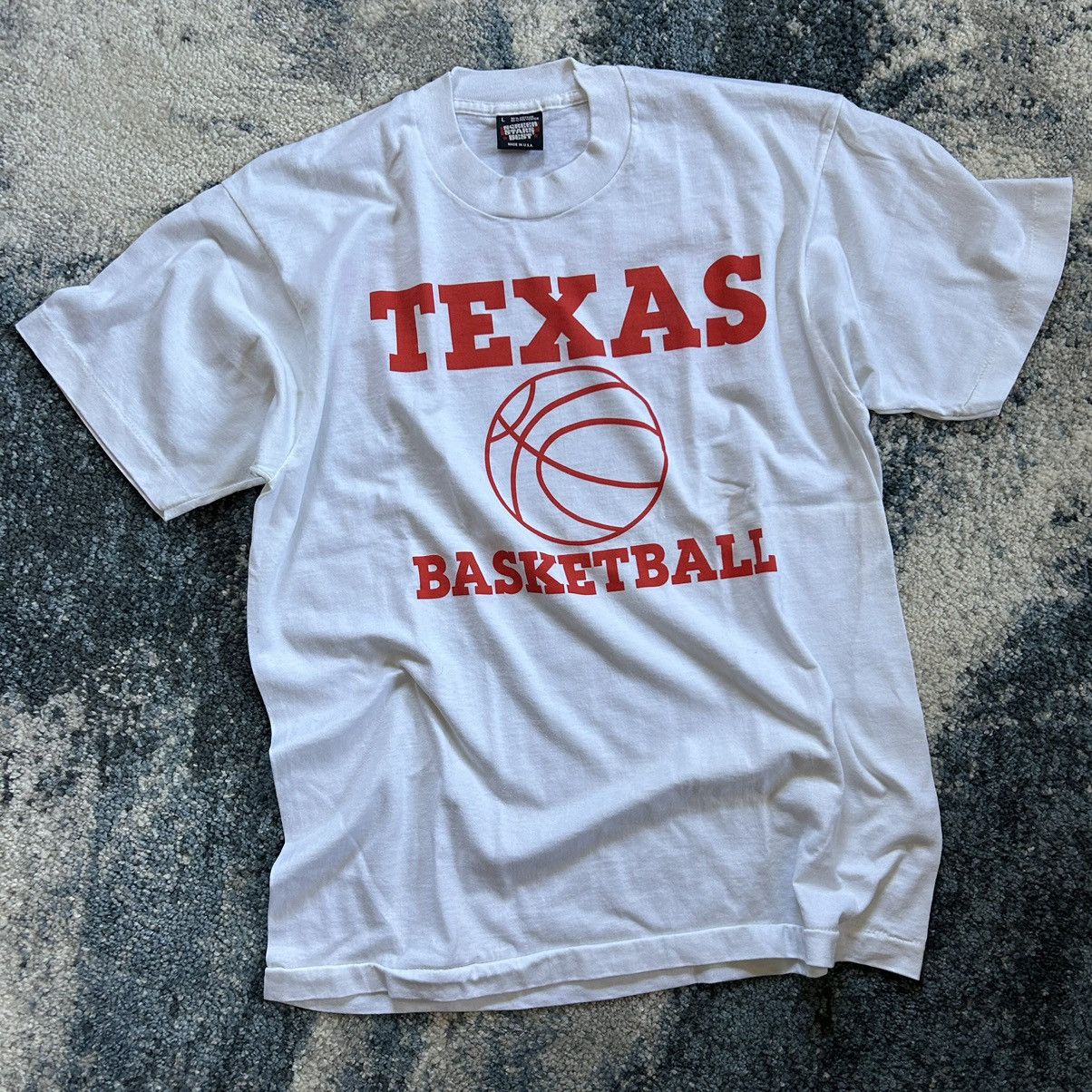 NCAA 90s REEBOK SiNGLE STiTCH TEXAS LONGHORNS BASKETBALL TEE Size US L / EU 52-54 / 3 - 1 Thumbnail