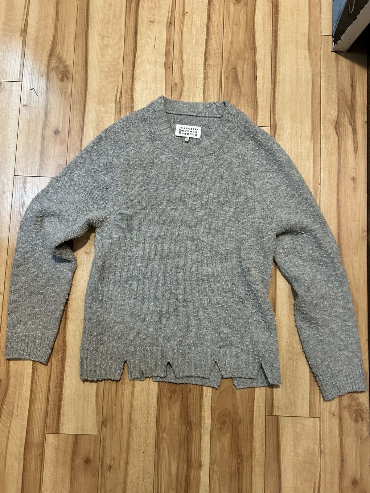 Maison Margiela Margiela Virgin Wool Pilled Sweater Size US M / EU 48-50 / 2 - 1 Thumbnail