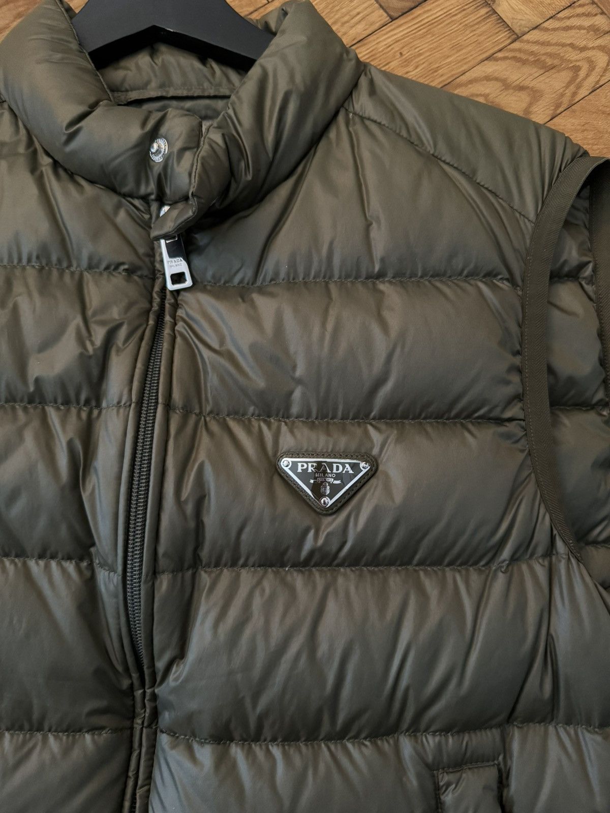 Prada Prada Down Puffer Vest Green Size US S / EU 44-46 / 1 - 2 Thumbnail
