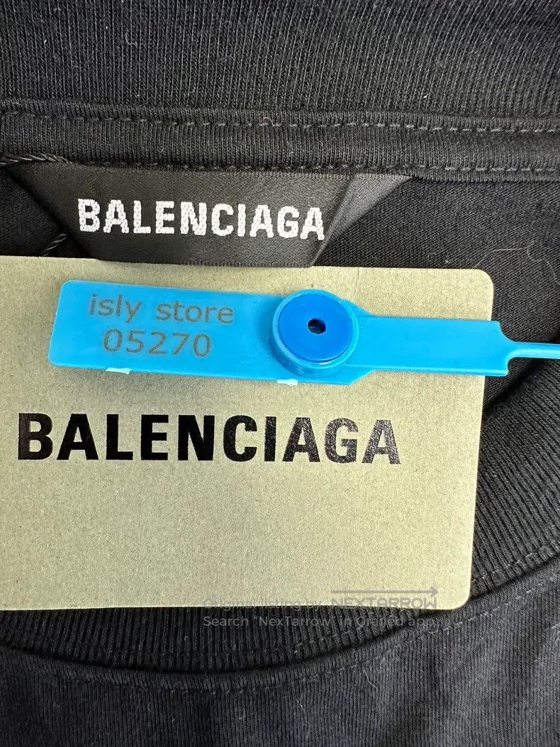 Balenciaga Balenciaga Letter Logo Round Neck T-Shirt Size US S / EU 44-46 / 1 - 4 Thumbnail