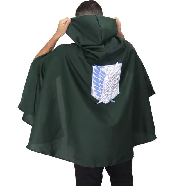 Anime × Japanese Brand Attack On Titan Cloak Cosplay Survey Corps Emblem Size US L / EU 52-54 / 3 - 1 Thumbnail