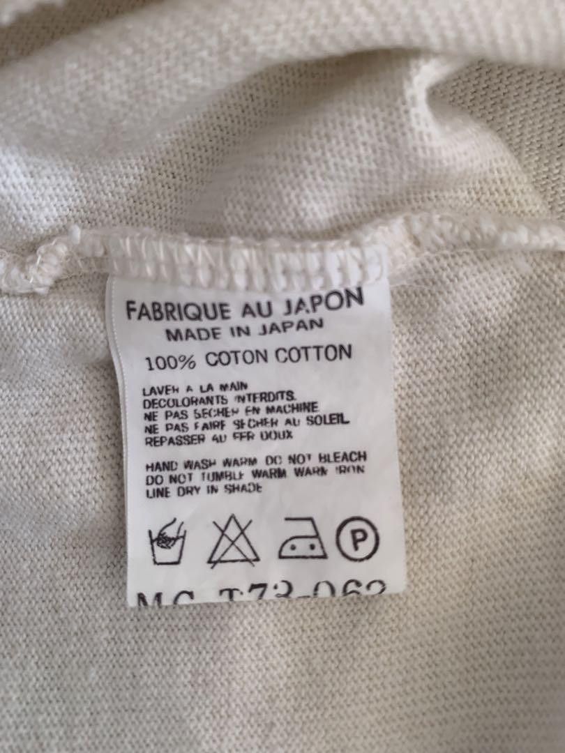 Yohji Yamamoto Y's Yohji Yamamoto Border Short Sleeve Shirt Size US L / EU 52-54 / 3 - 4 Thumbnail