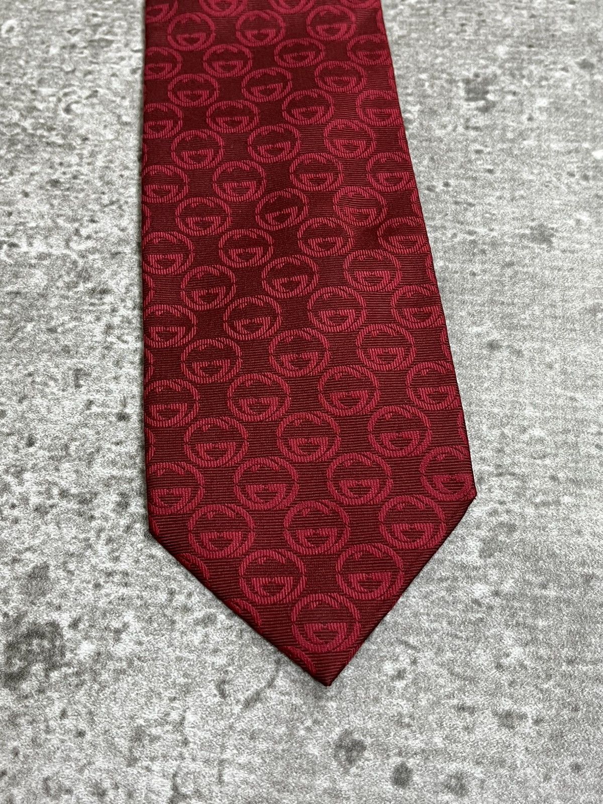 Gucci Gucci Monogram Silk Tie Size ONE SIZE - 2 Thumbnail