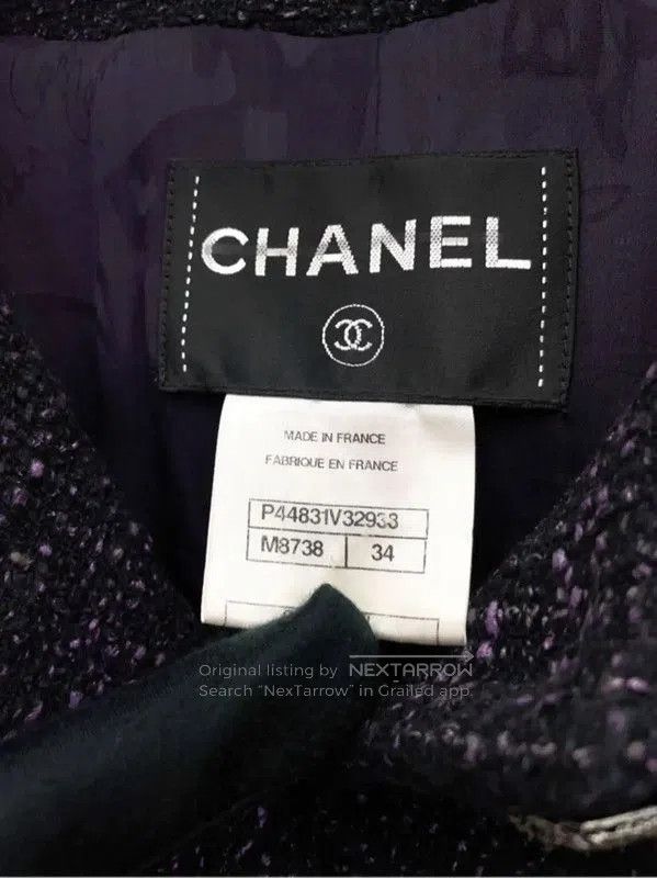 Chanel Chanel Black Cotton Blend Women's Jacket . Size S / US 4 / IT 40 - 8 Thumbnail