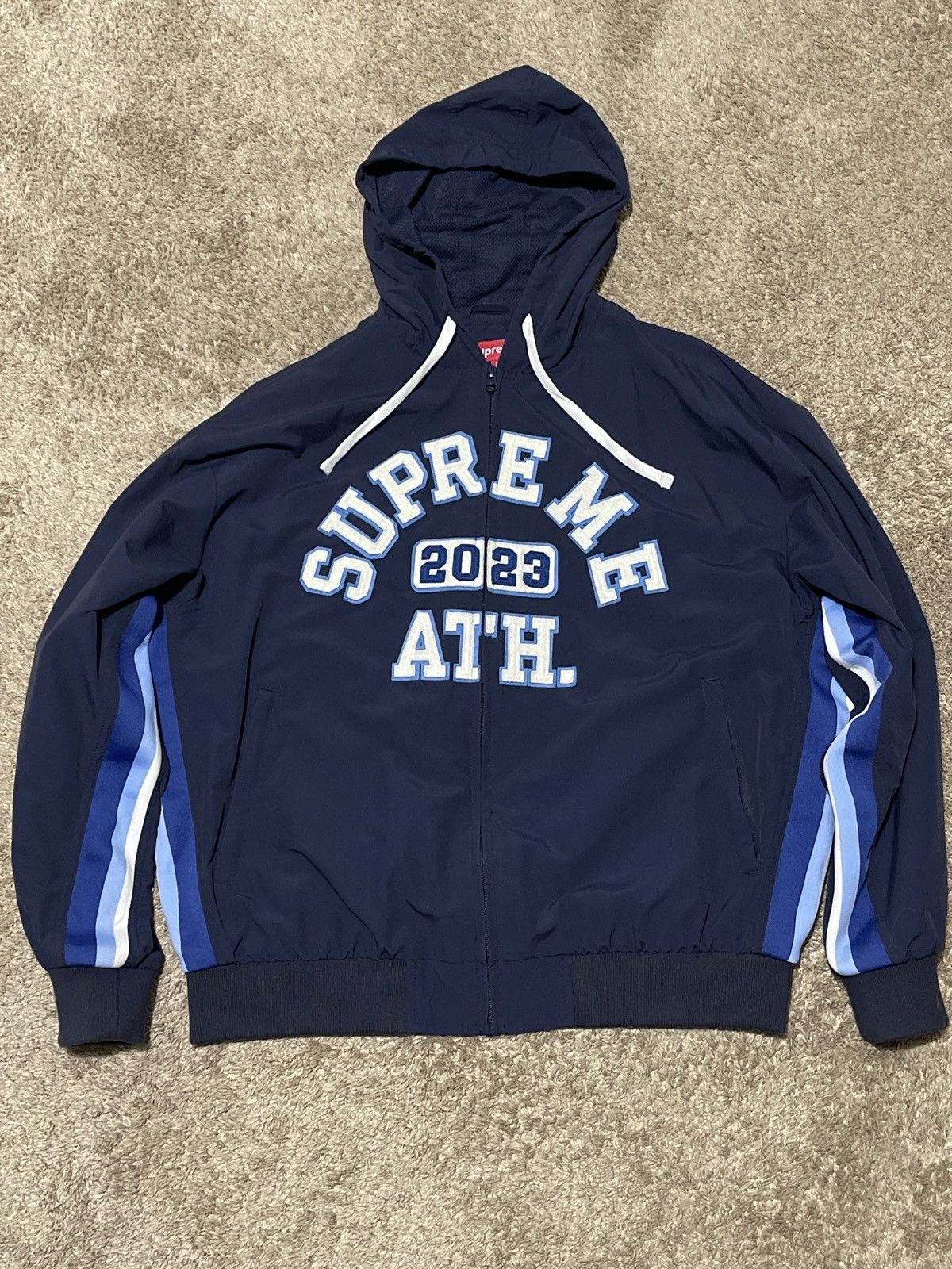 Supreme Supreme Appliqué Hooded Track Jacket | Grailed