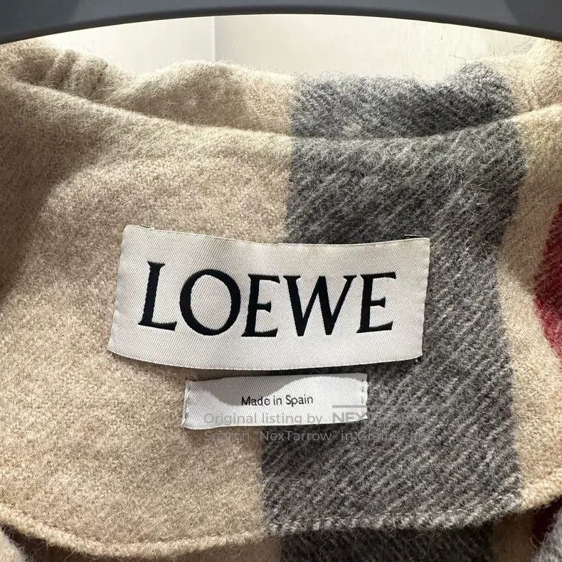 Loewe Loewe Leather Patch Logo Striped Hooded Coat Jacket Size M / US 6-8 / IT 42-44 - 3 Thumbnail