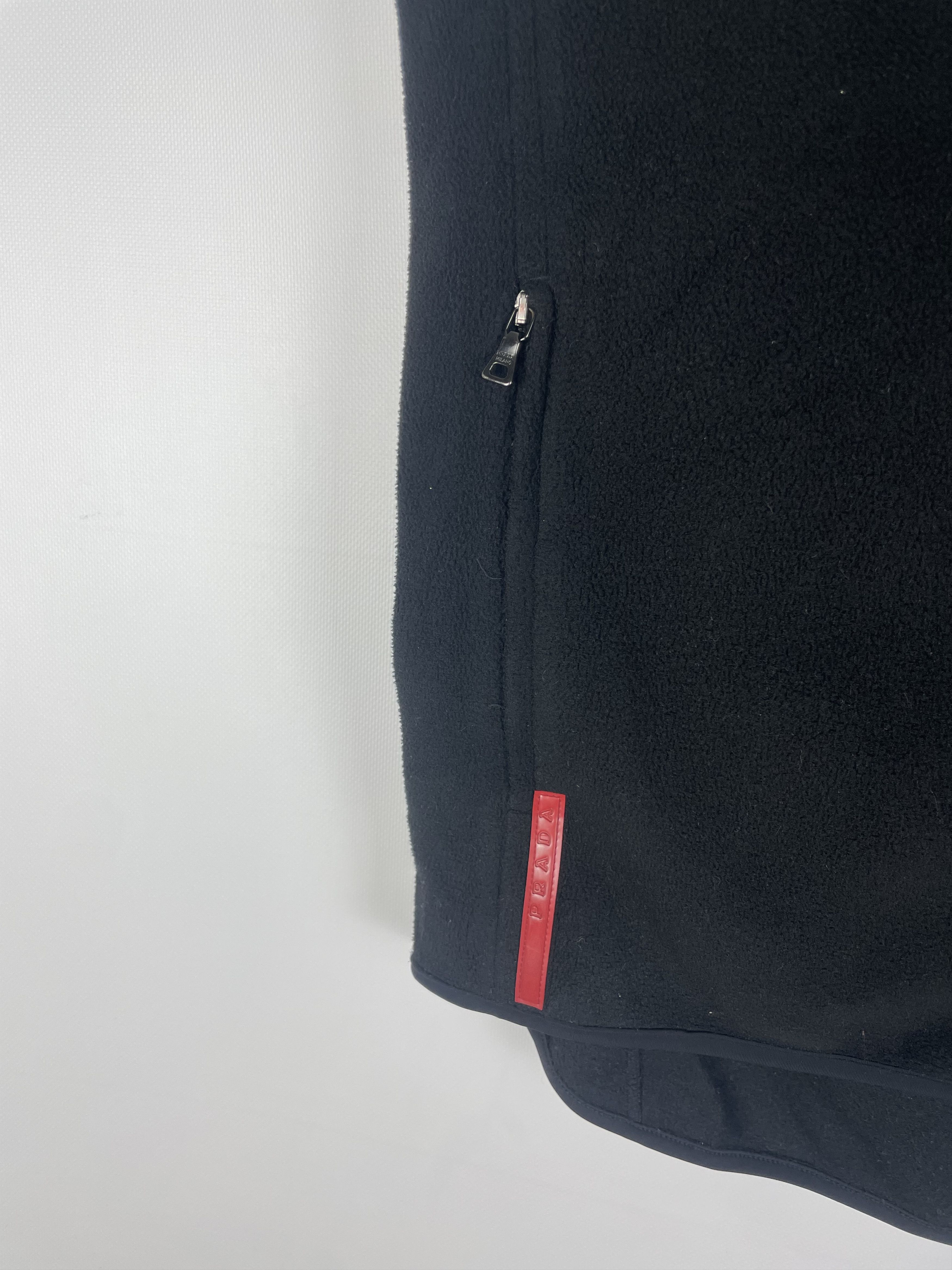 Prada Vintage Rare Prada Vest Fleece Red Tab Sweter Size US XL / EU 56 / 4 - 4 Thumbnail