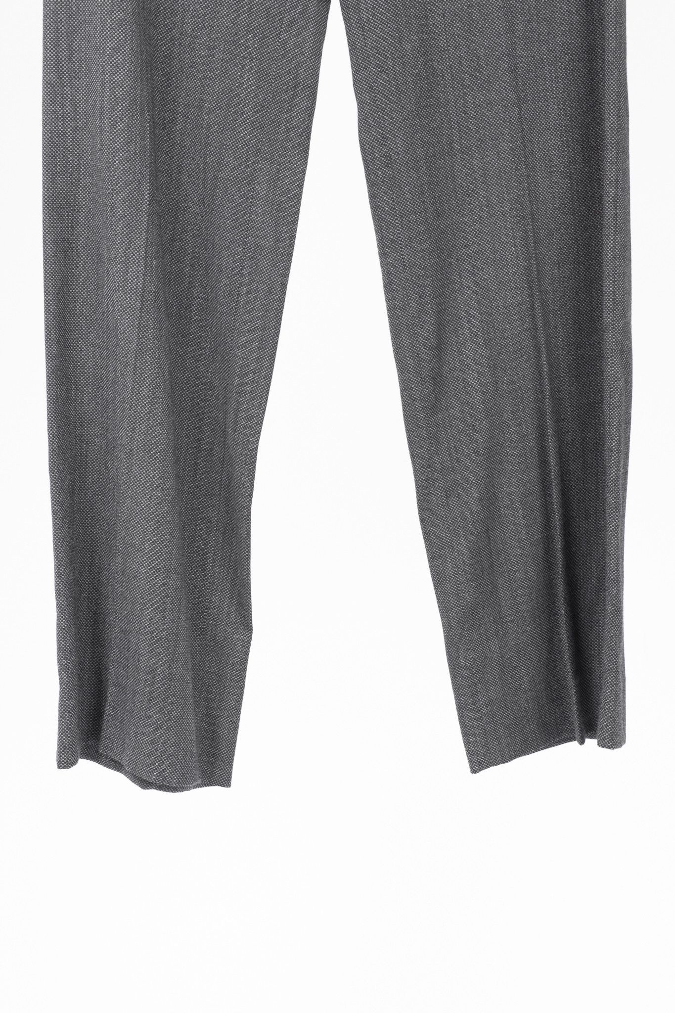 Etro Etro Grey Micro-Dot Wool-Flannel Straight-Leg Trousers Size 27" / US 4 / IT 40 - 5 Thumbnail