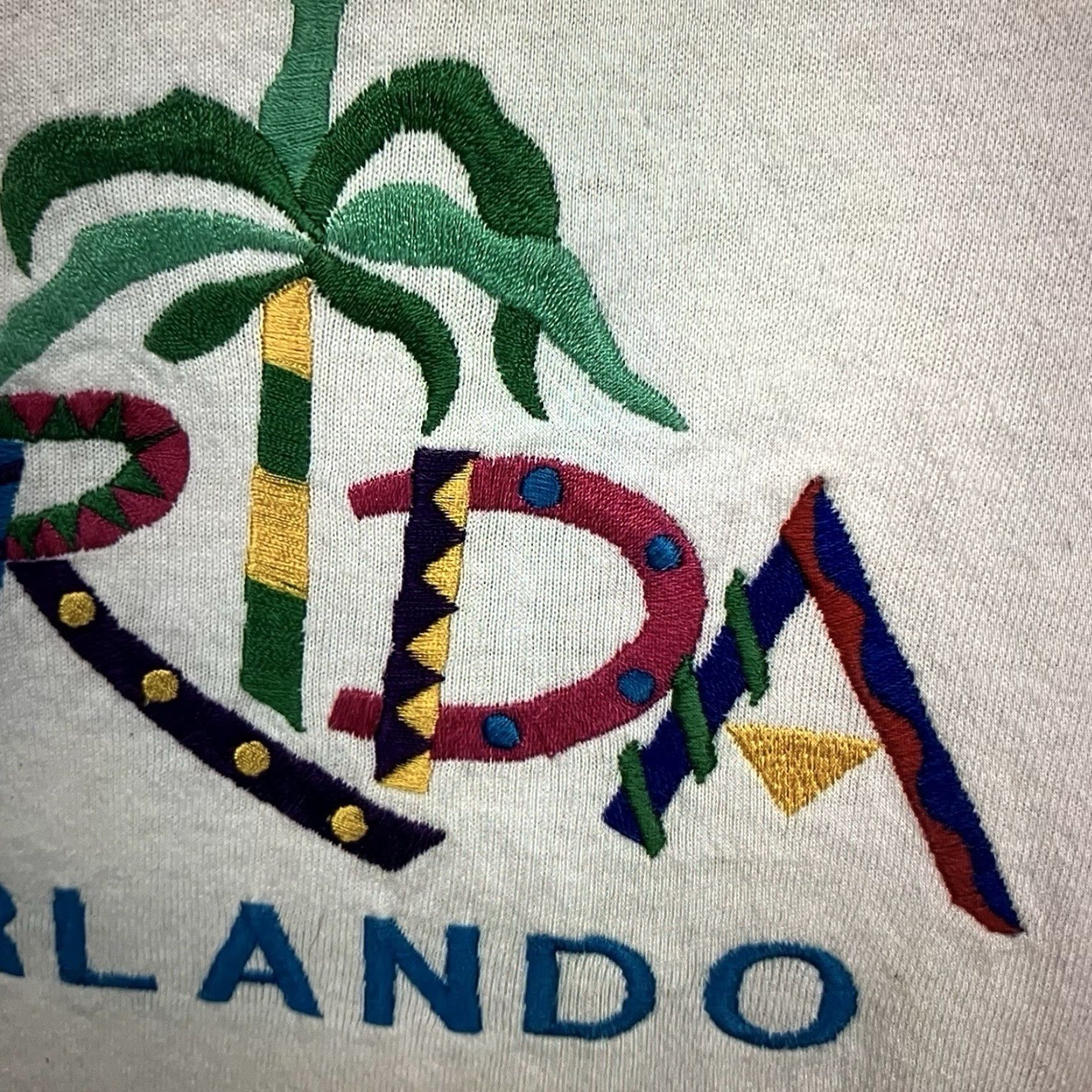 Hanes Vintage Hanes Orlando Florida T Shirt Men XL Crew Neck Short Sleeve Cotton Embroidered Palm Beach 90s Size US XL / EU 56 / 4 - 5 Thumbnail