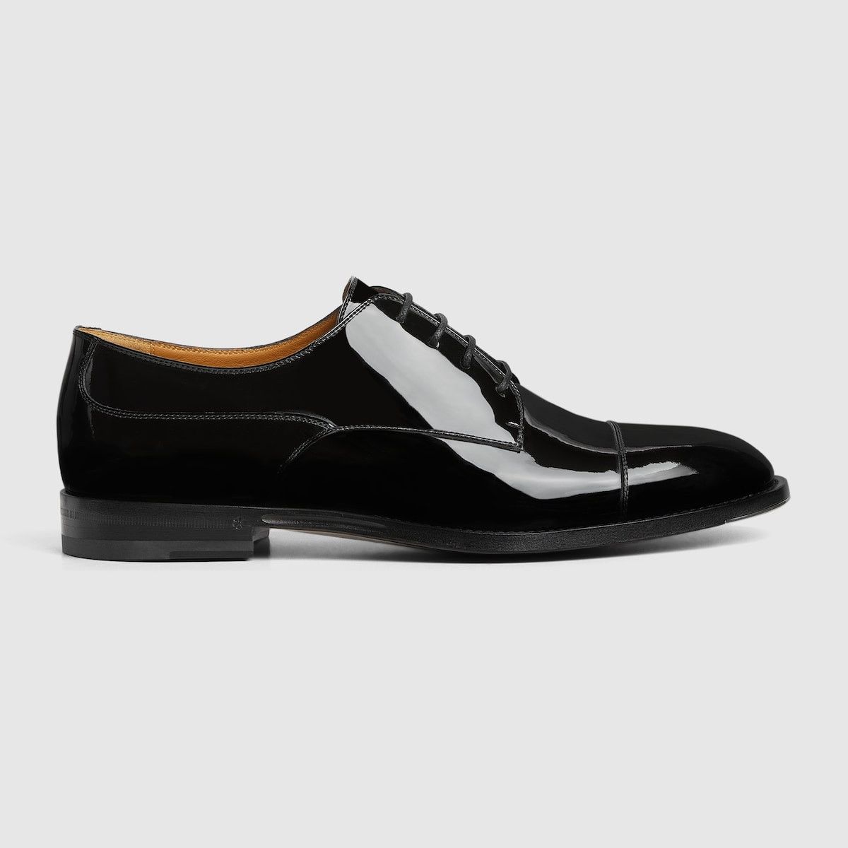 Gucci o1s1wg110425 Men's Lace Up Shoes in Black Size US 7 / EU 40 - 1 Thumbnail
