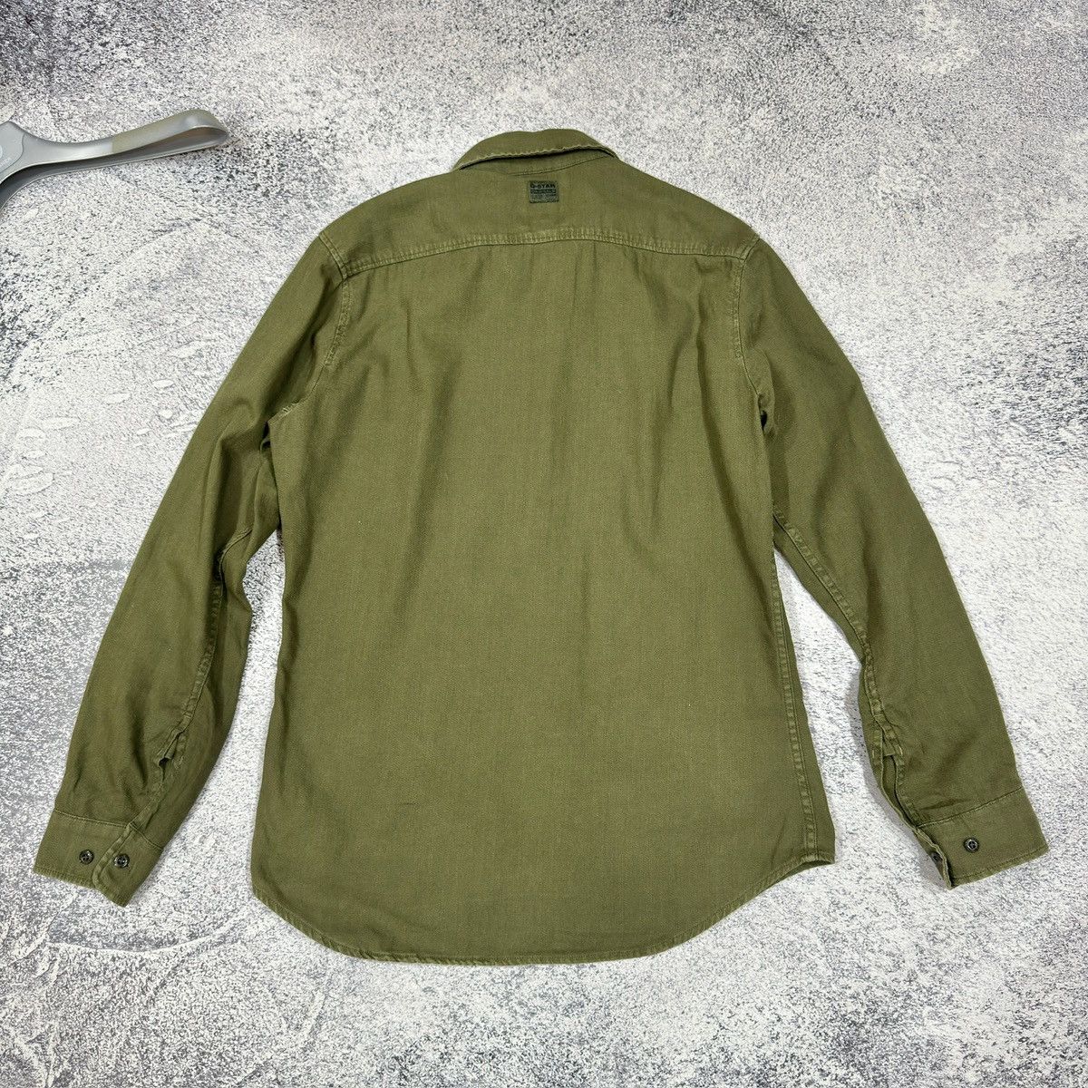 Designer × G-Star G-Star RAW Olive Marine Slim Shirt M size Size US M / EU 48-50 / 2 - 9 Thumbnail