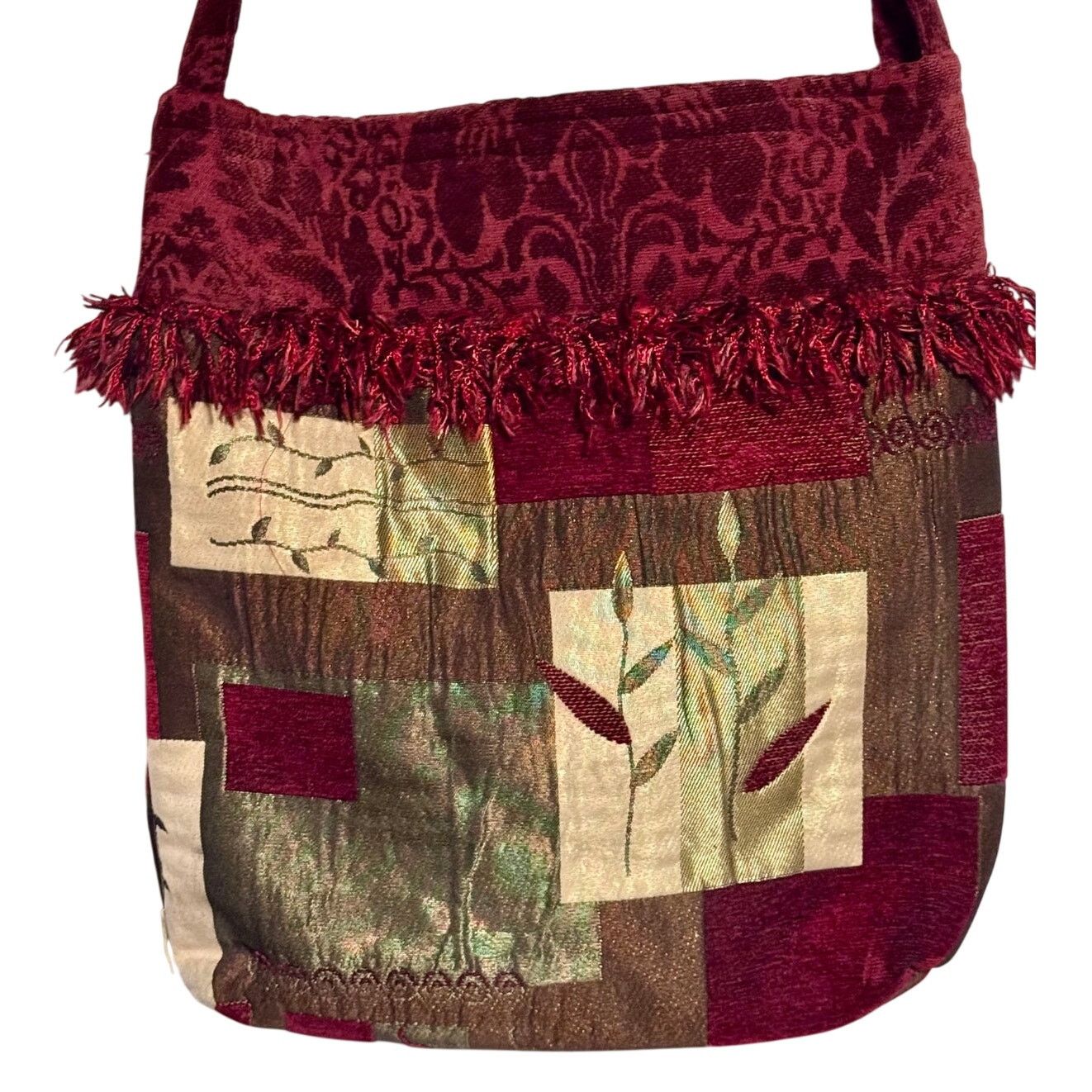 Handmade Handmade Patchwork Tapestry Shoulder Bag Size ONE SIZE - 2 Thumbnail