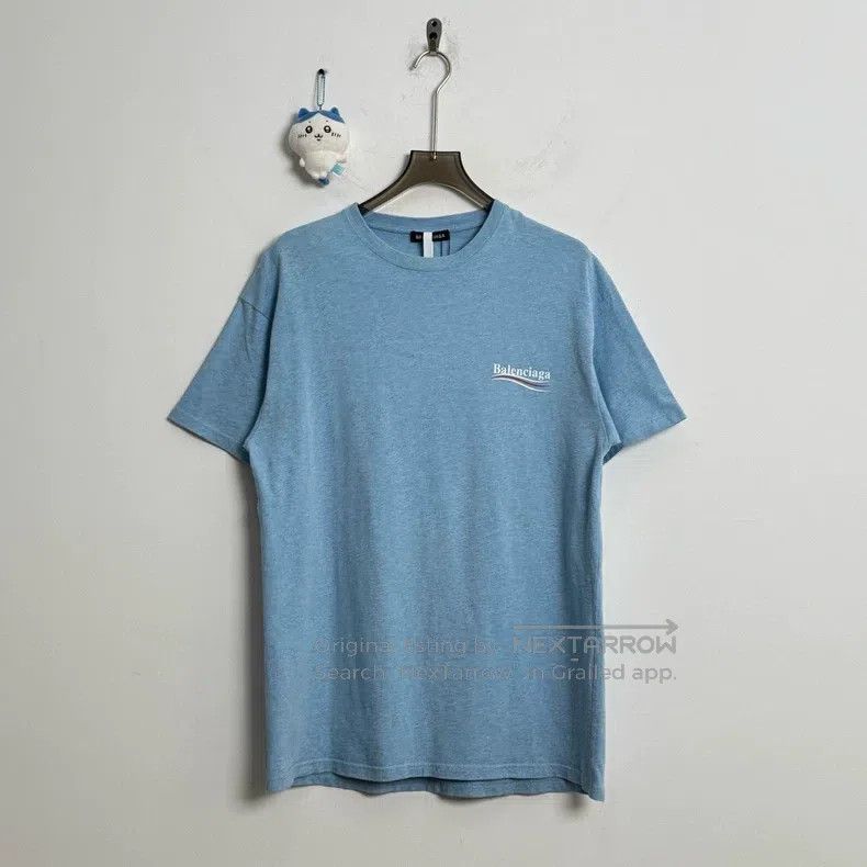 Balenciaga Balenciaga Haze blue Coca-Cola short-sleeve Size US S / EU 44-46 / 1 - 1 Thumbnail