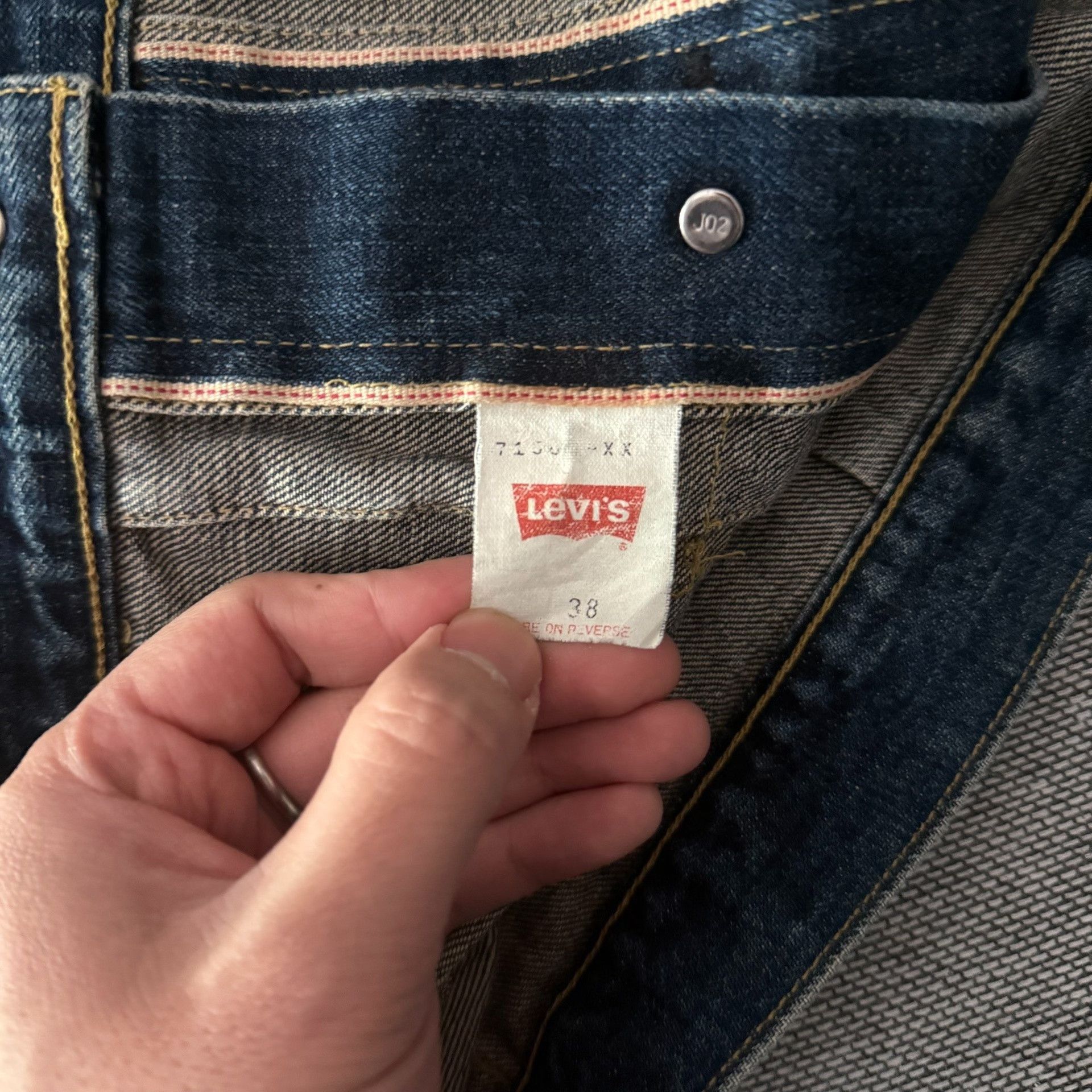 Levi's Vintage Clothing Levi's LVC 506xx J02 Denim Jacket Size US M / EU 48-50 / 2 - 8 Thumbnail