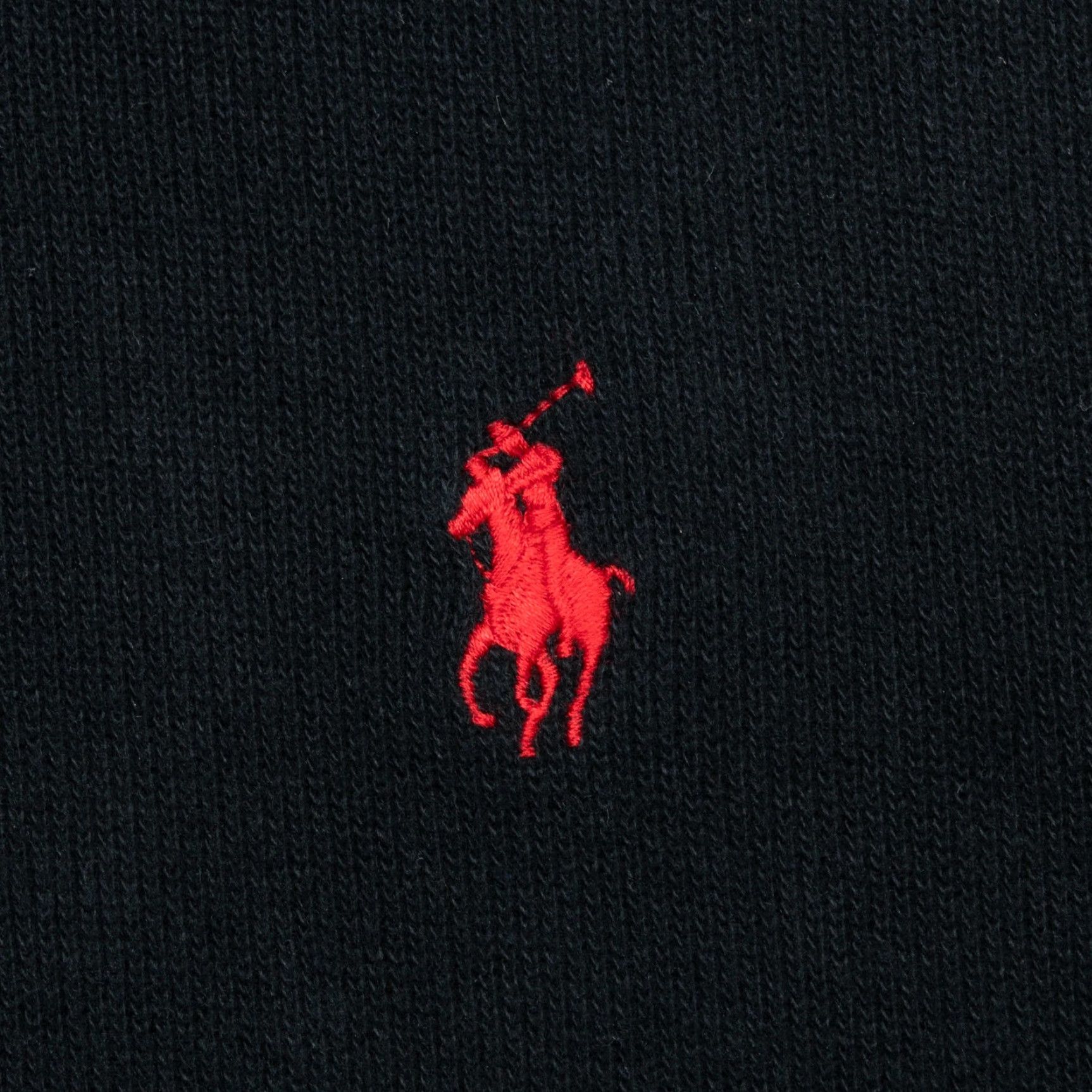 VINTAGE Polo Ralph Lauren Black Quarter 1/4 Zip Sweater 1990s XL