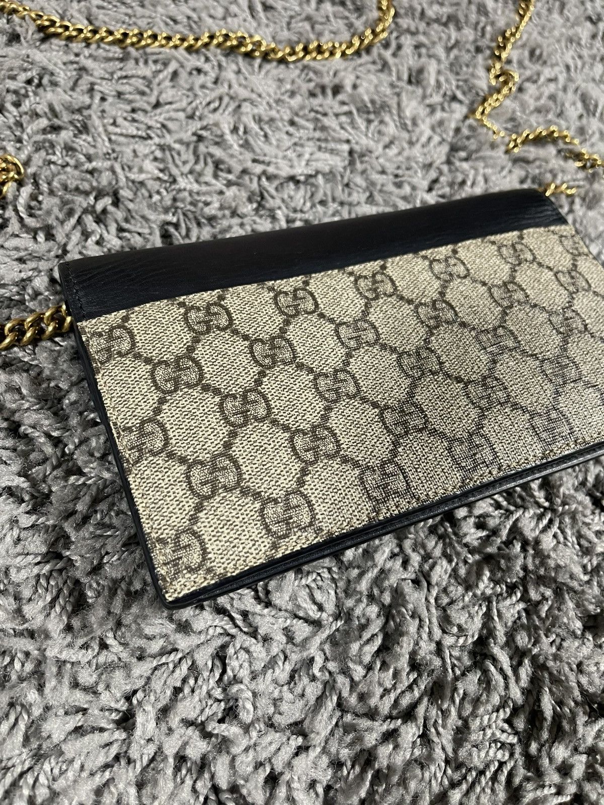 Gucci Gucci Pearl Scallop Wallet Chain Bag GG Clutch Crossbody Size ONE SIZE - 9 Thumbnail